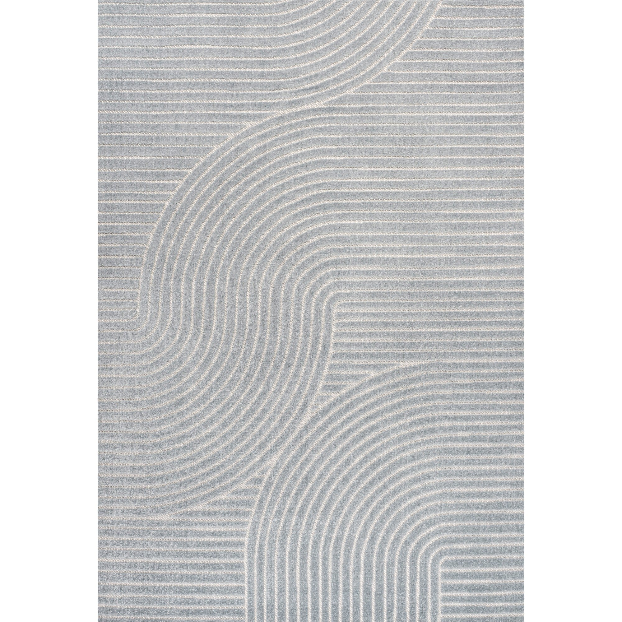 Duenas High-Low Shabby Damask Indoor/Outdoor Area Rug