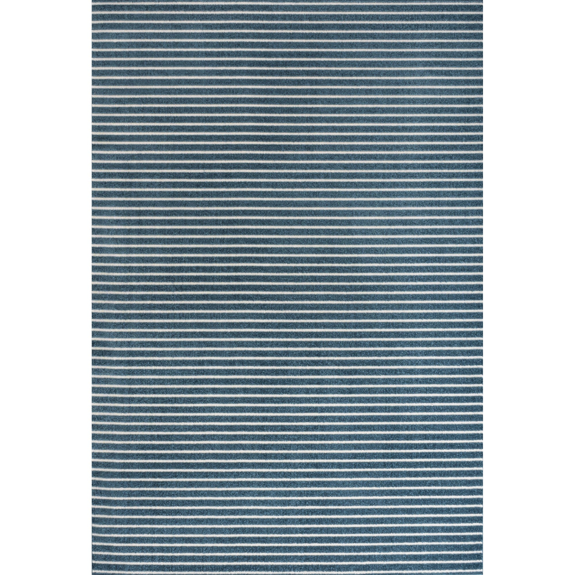 Aarhus High-Low Minimalist Scandi Striped Indoor/Outdoor Area Rug