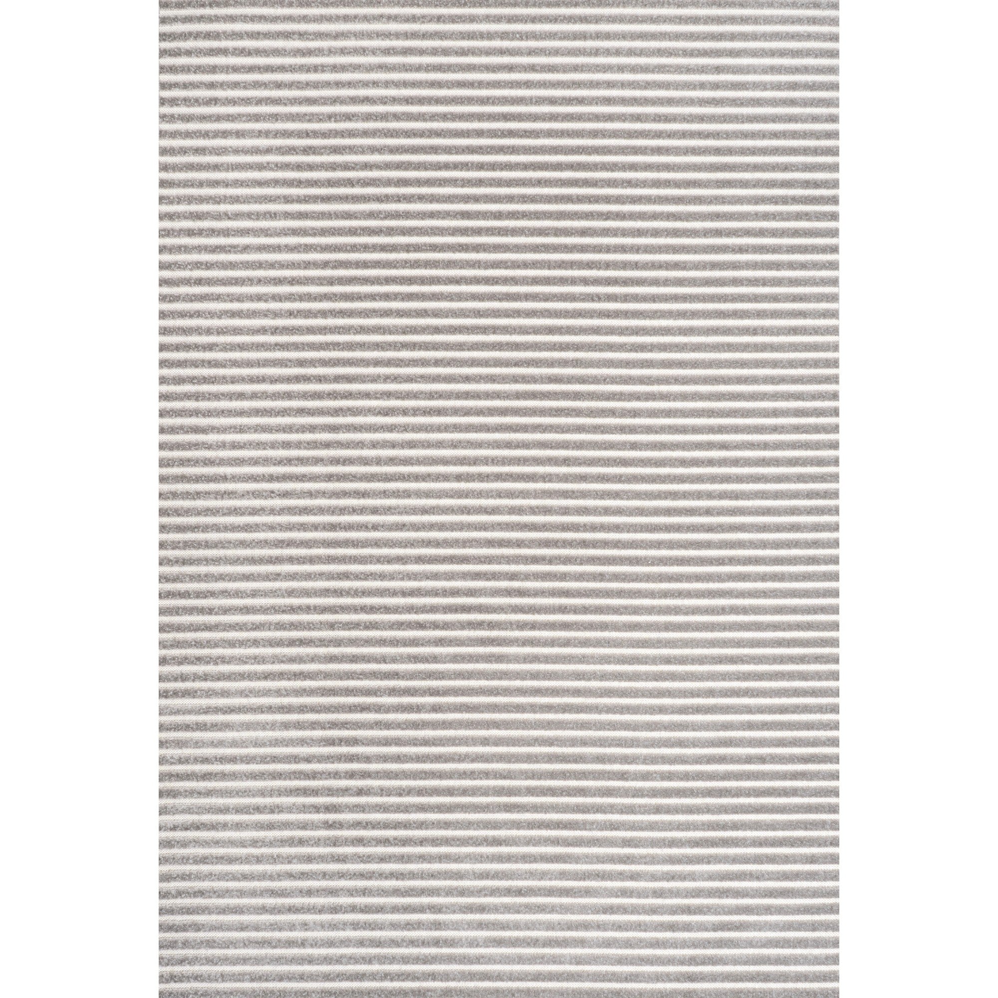 Aarhus High-Low Minimalist Scandi Striped Indoor/Outdoor Area Rug