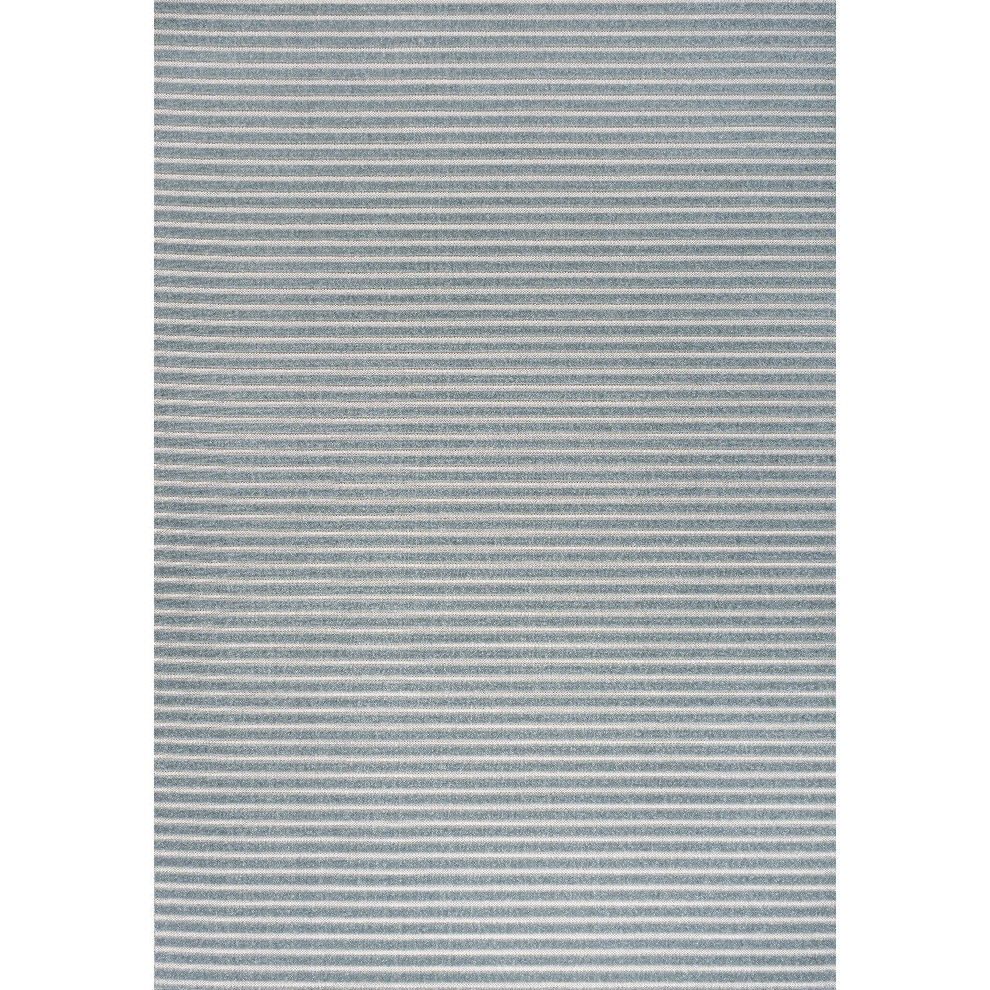 Aarhus High-Low Minimalist Striped Indoor/Outdoor Area Rug