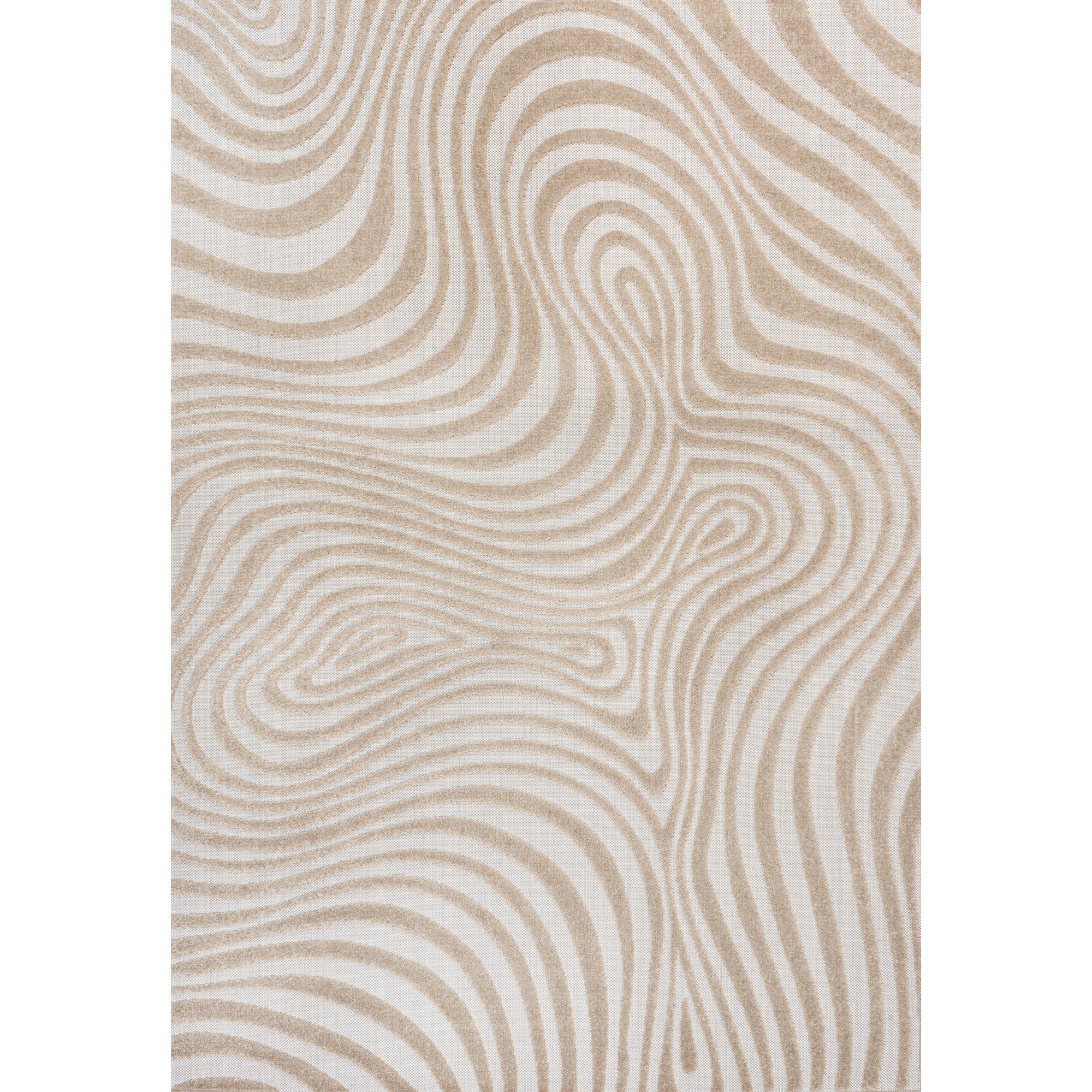 Maribo High-Low Abstract Groovy Indoor/Outdoor Area Rug