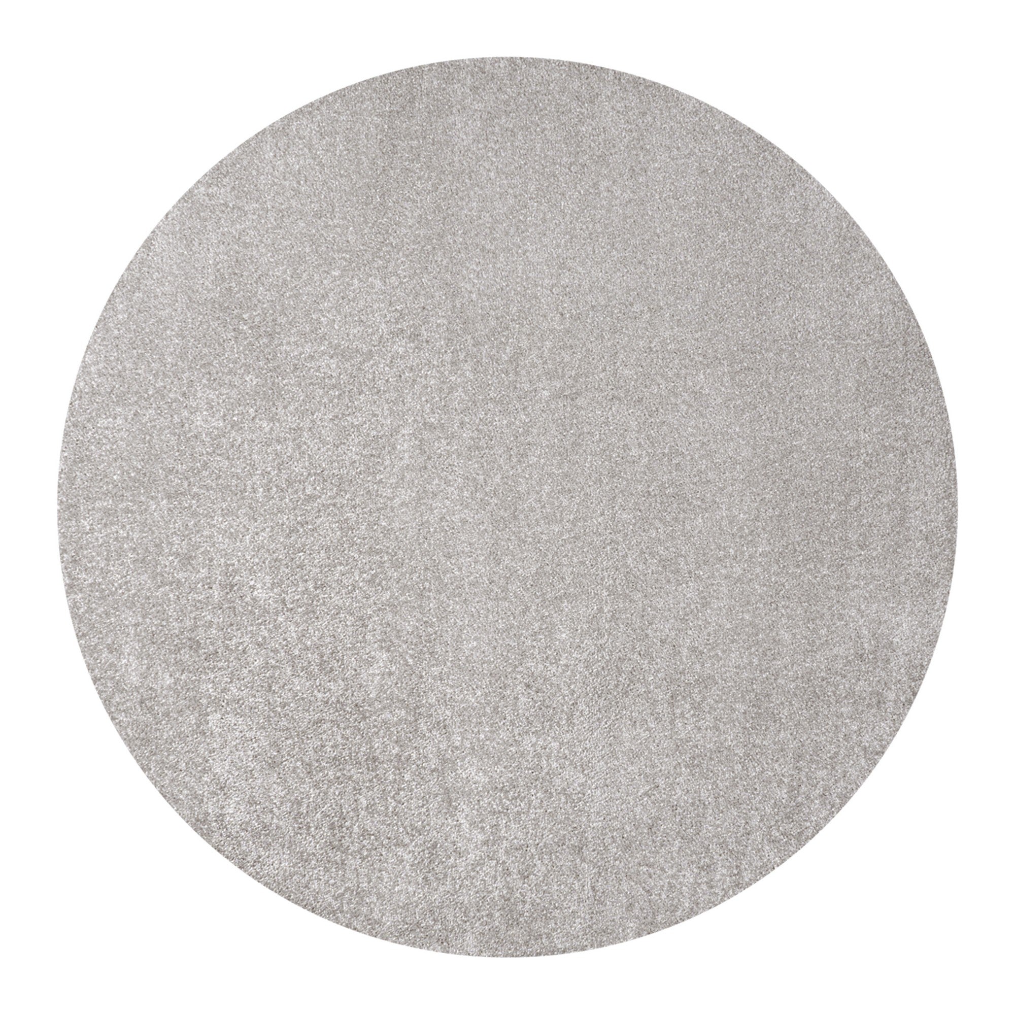 Haze Solid Unique Low Round Area Rug