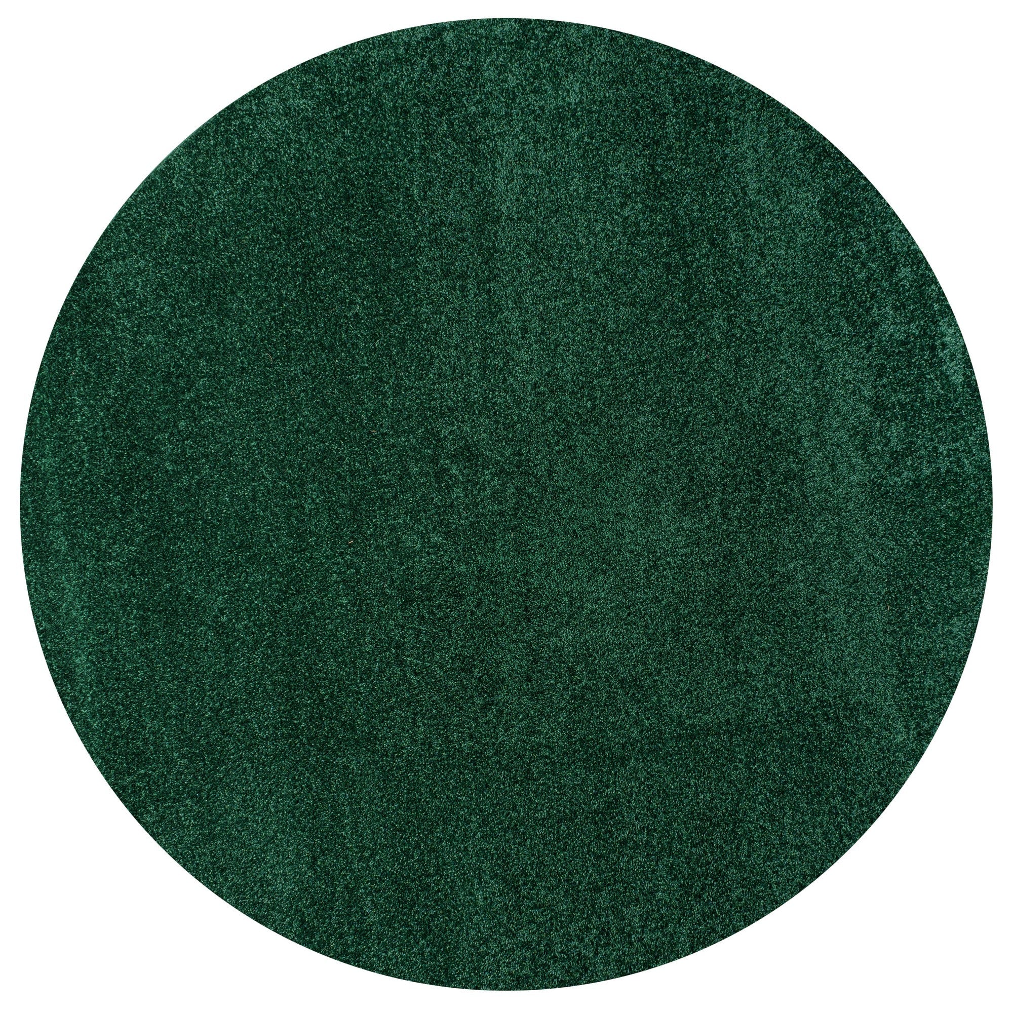 Haze Solid Unique Low Round Area Rug