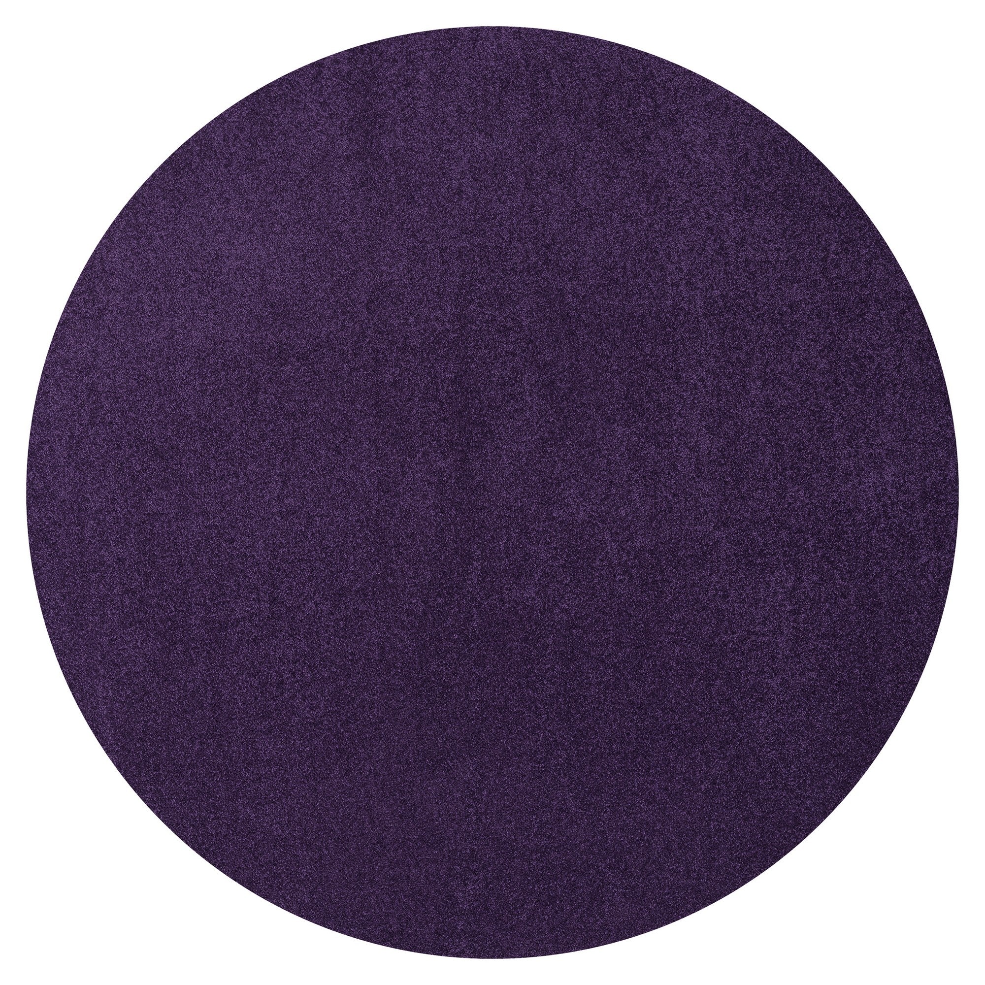 Haze Solid Unique Low Round Area Rug