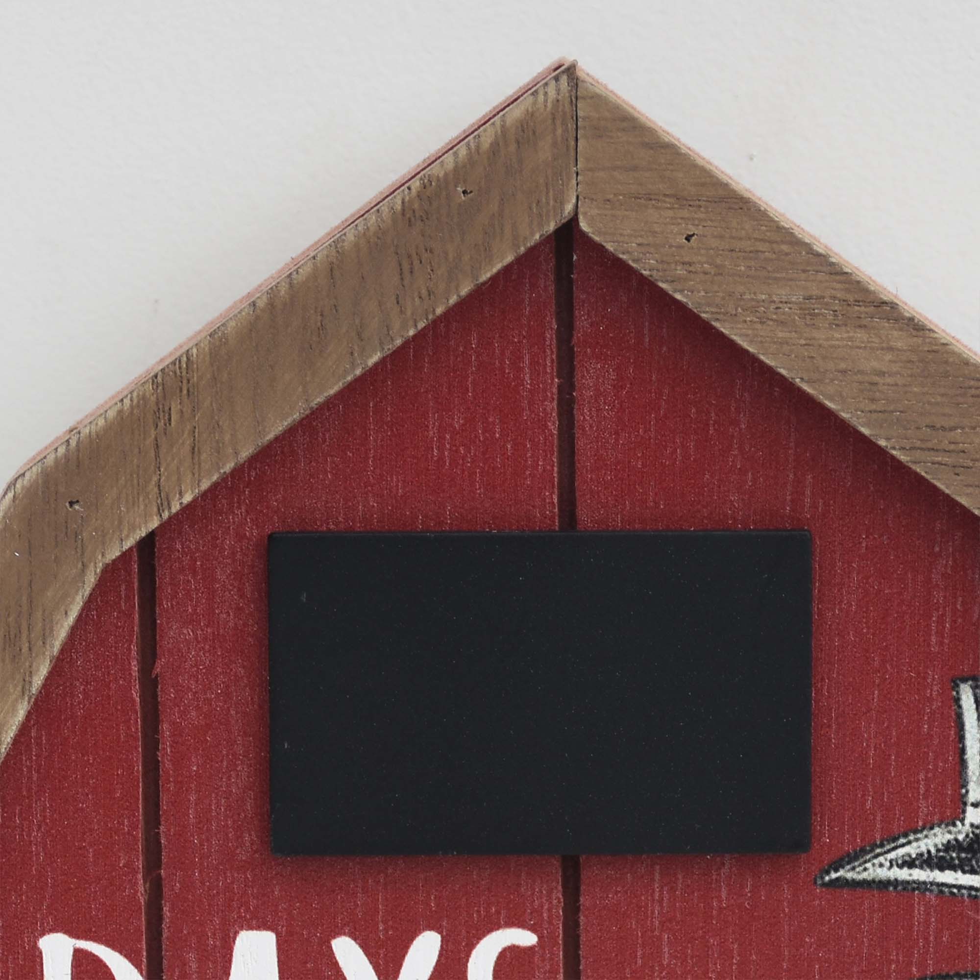 Countdown to Christmas Wood Tabletop Sign with Chalkboard