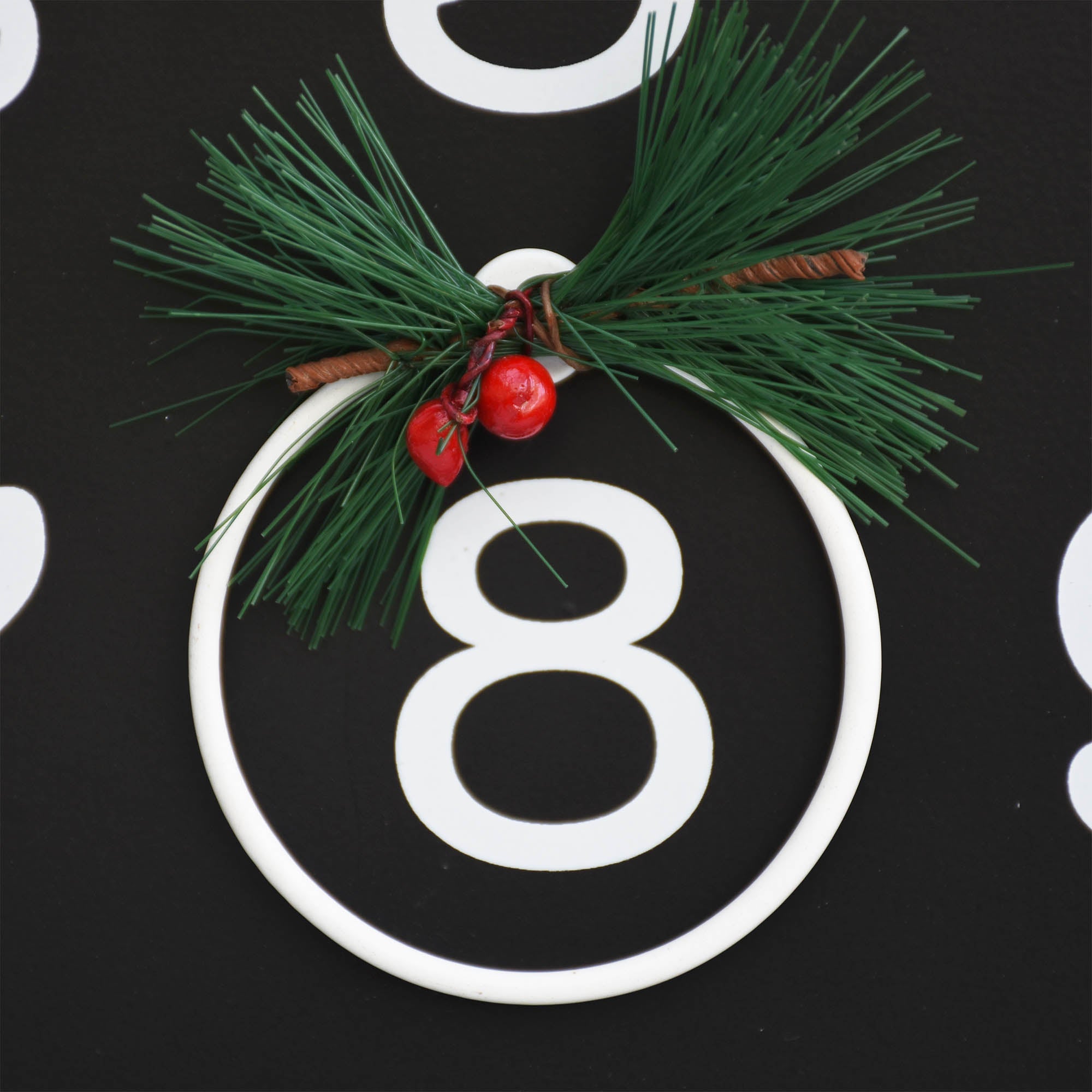 Countdown to Christmas Calendar Wall Hanging Decor