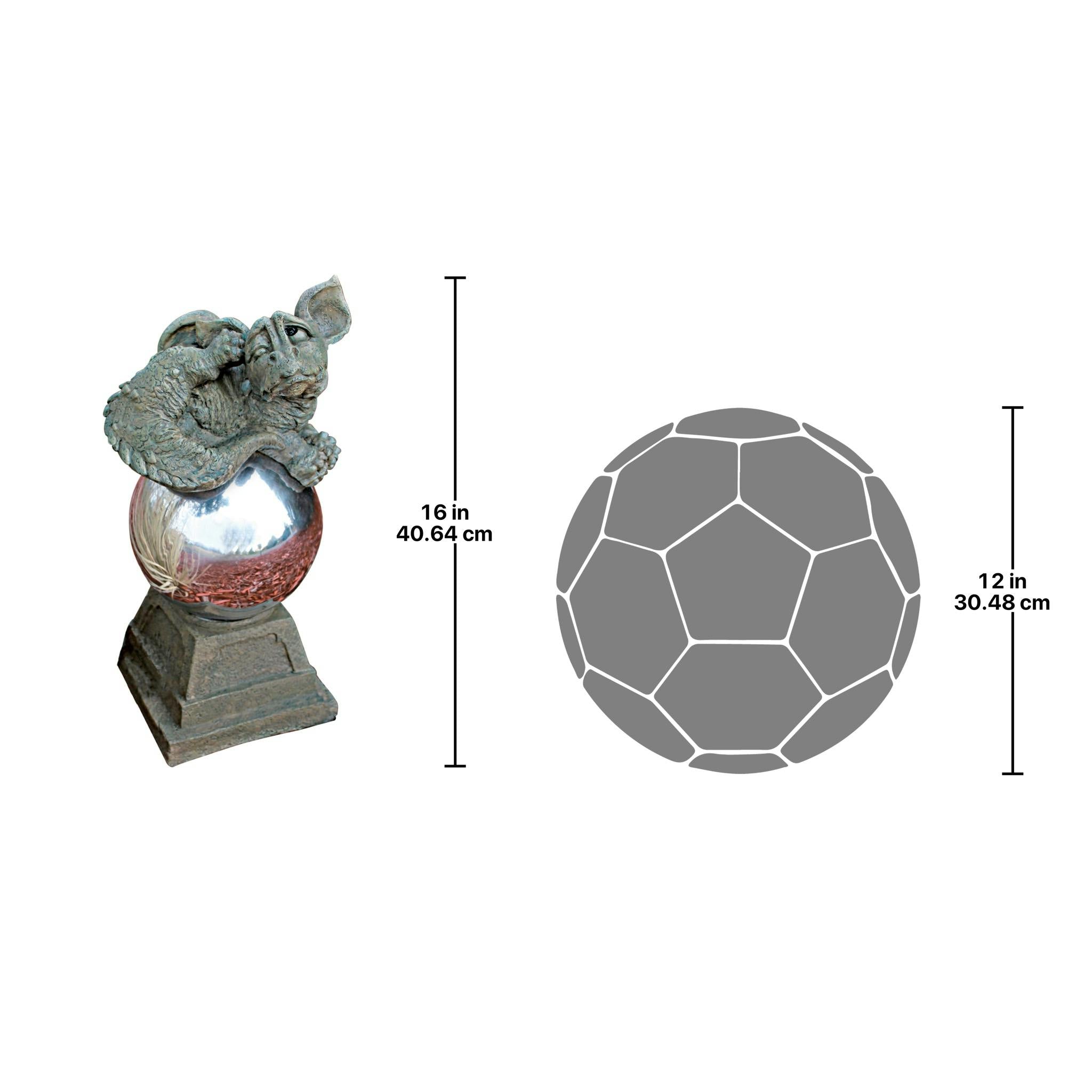 Mayze, the Dragon Protector of the Orb Statue