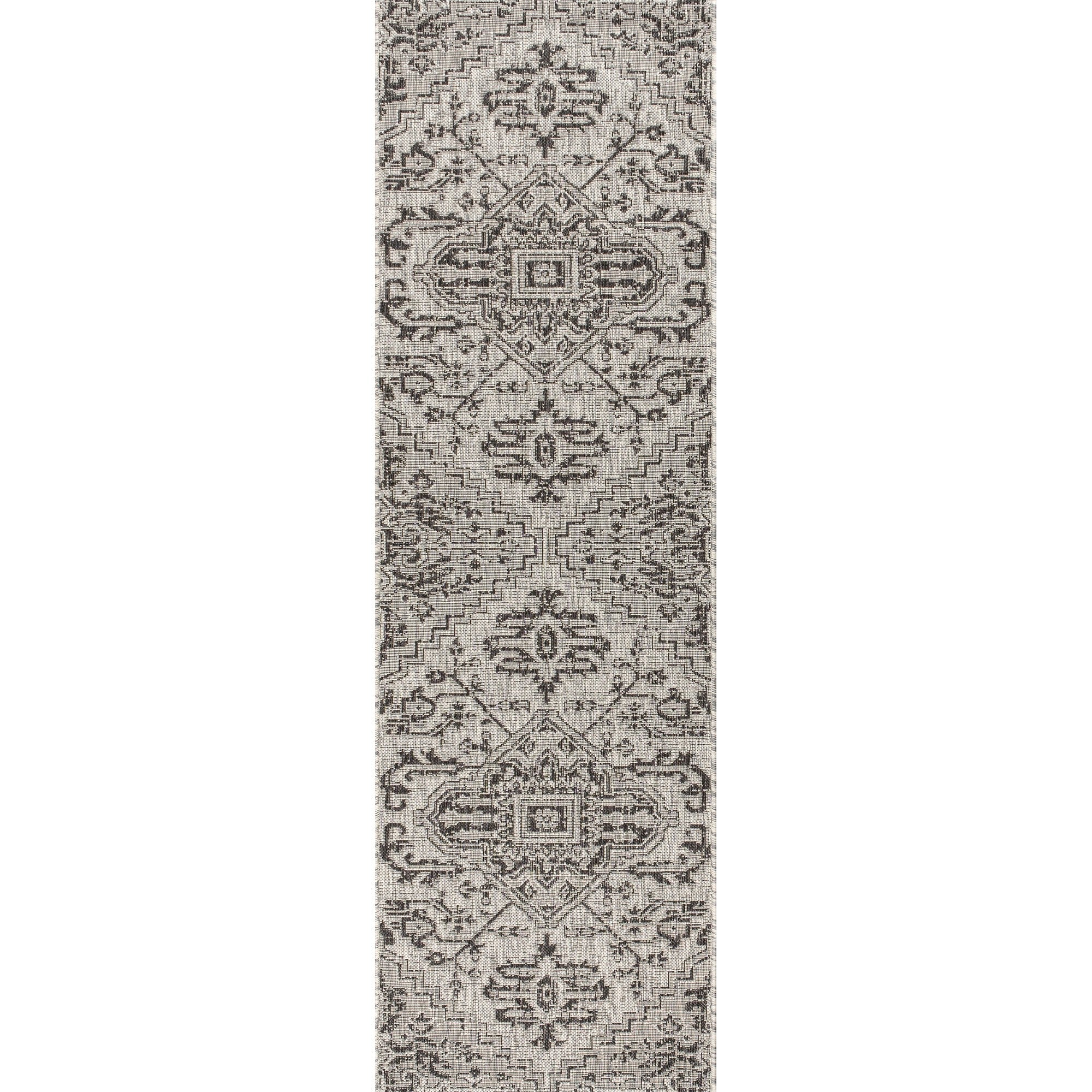 Estrella Bohemian Medallion Weave Indoor/Outdoor Runner Rug