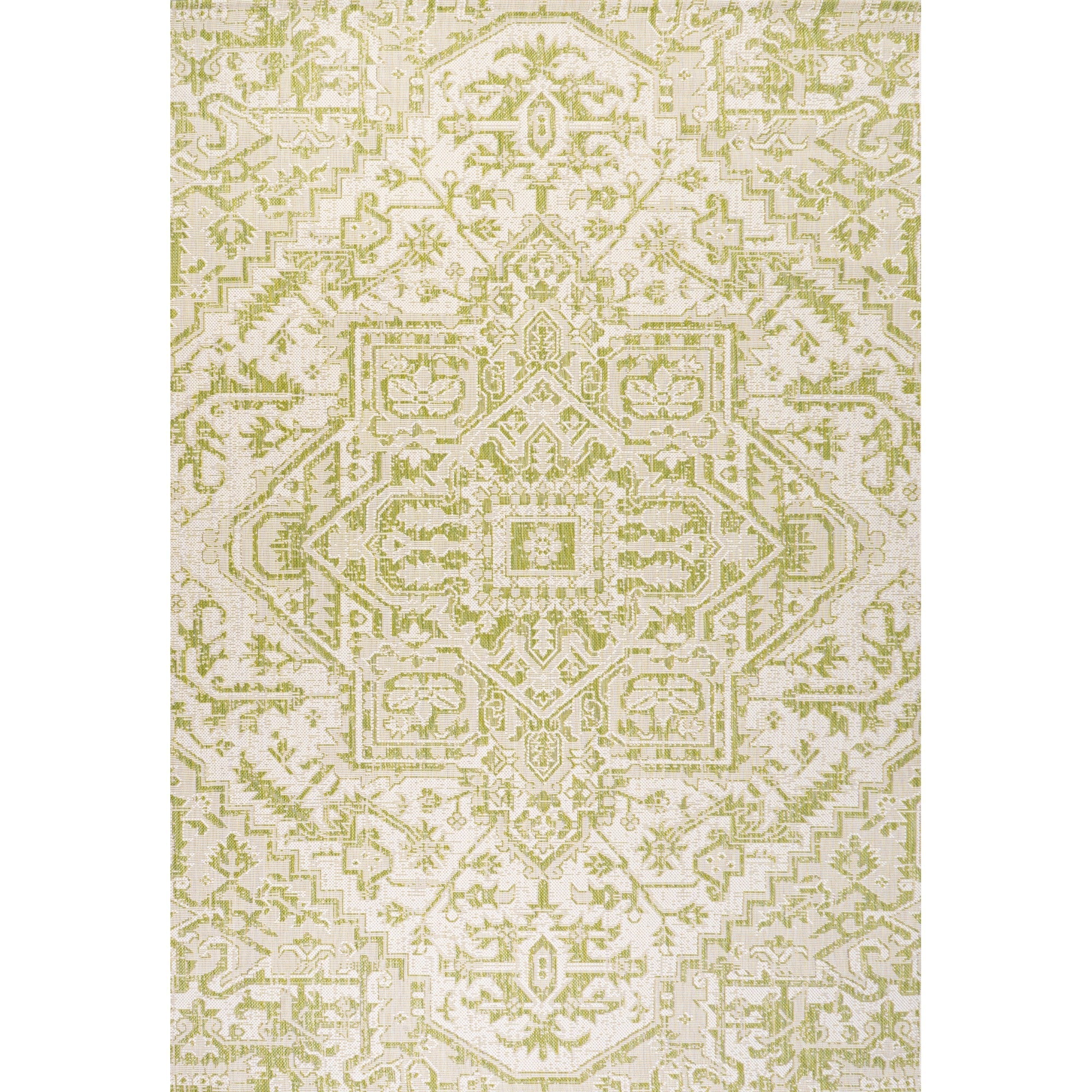 Estrella Bohemian Medallion Weave Indoor/Outdoor Area Rug