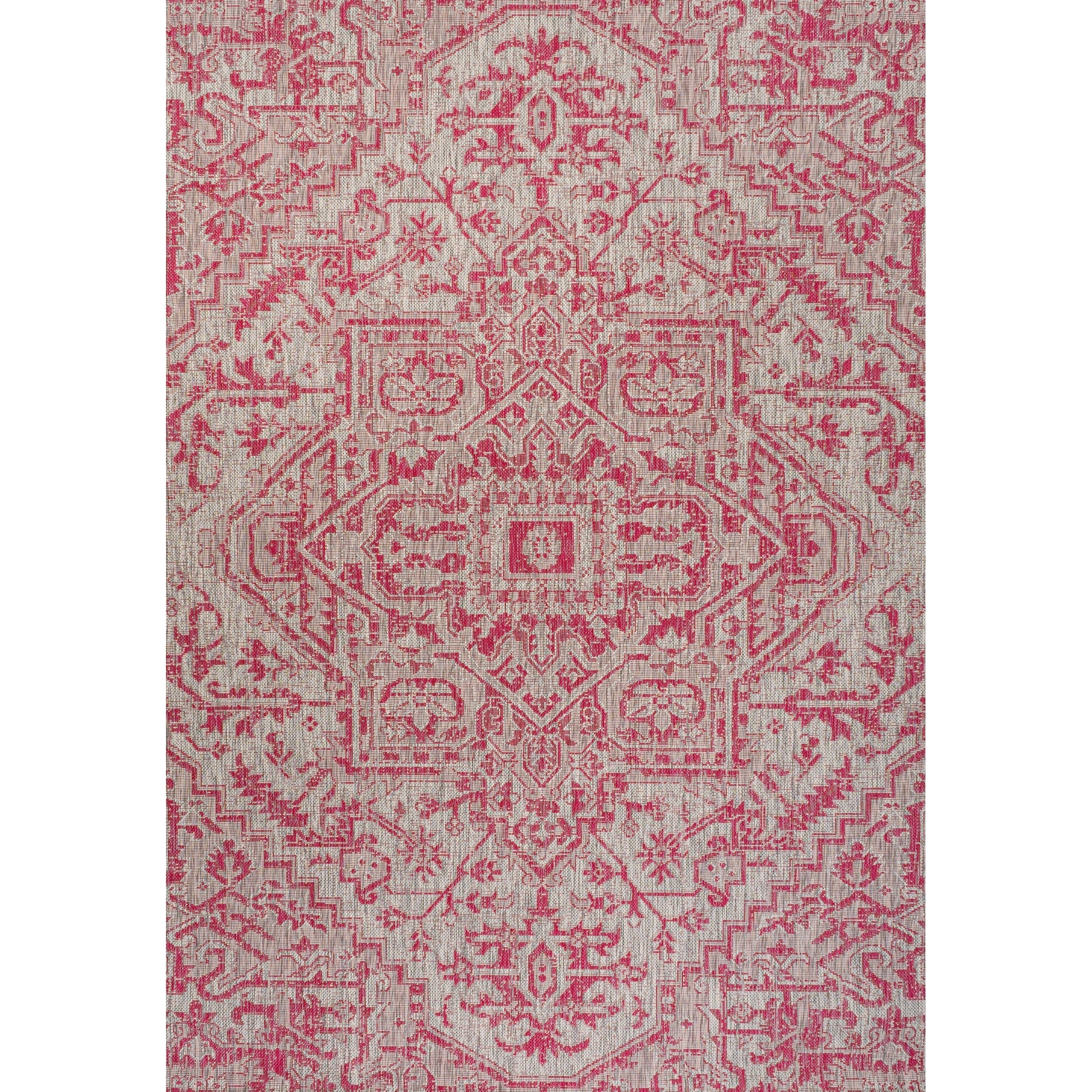 Estrella Bohemian Medallion Weave Indoor/Outdoor Area Rug