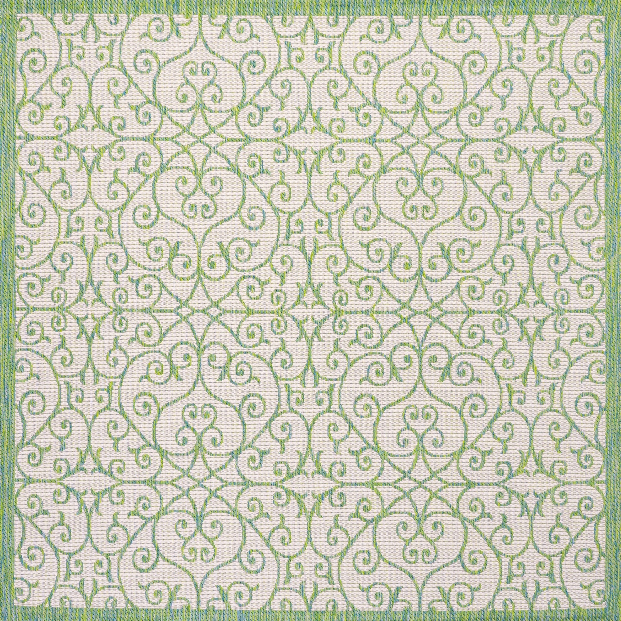 Madrid Vintage Textured Weave Indoor/Outdoor Square Area Rug