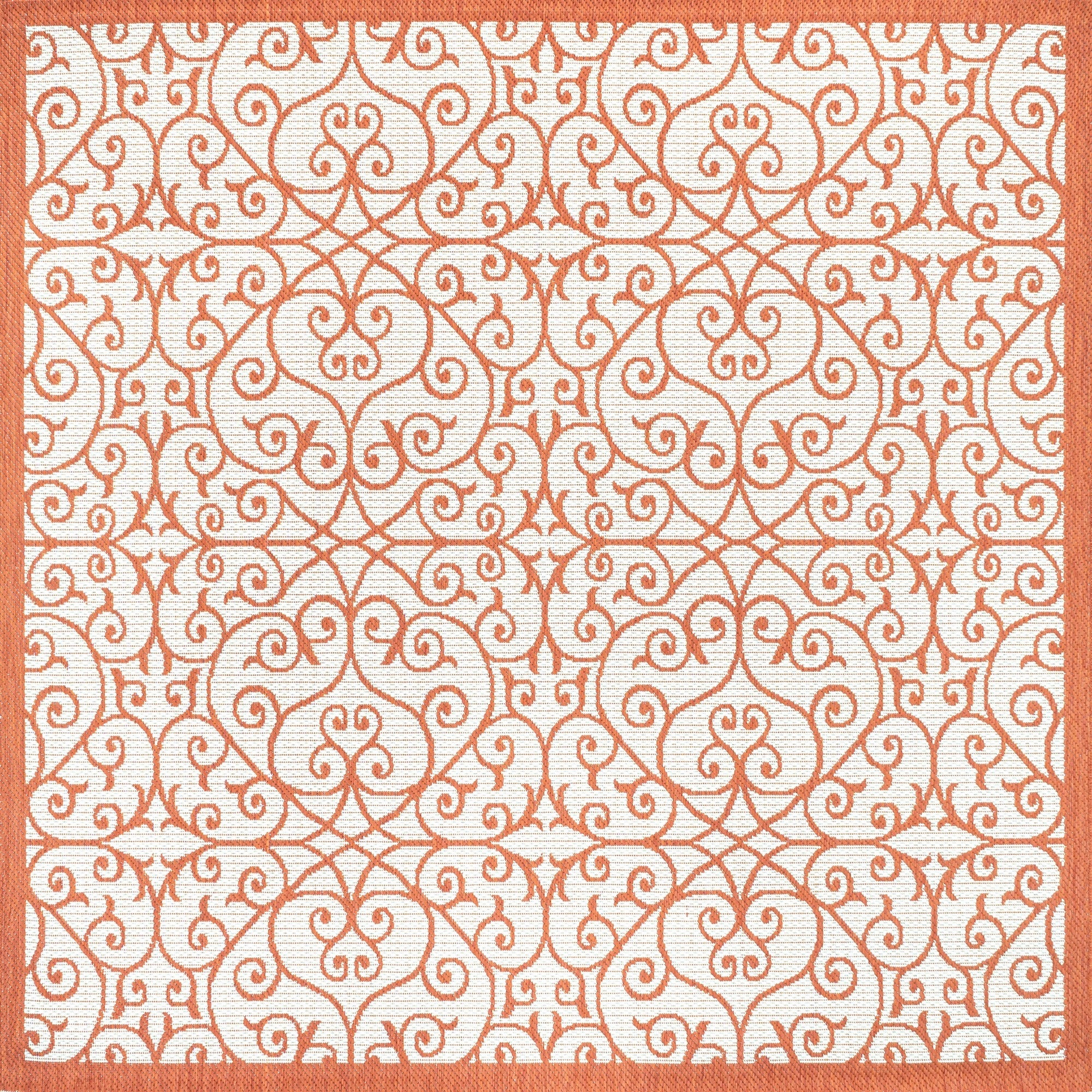 Madrid Vintage Textured Weave Indoor/Outdoor Square Area Rug