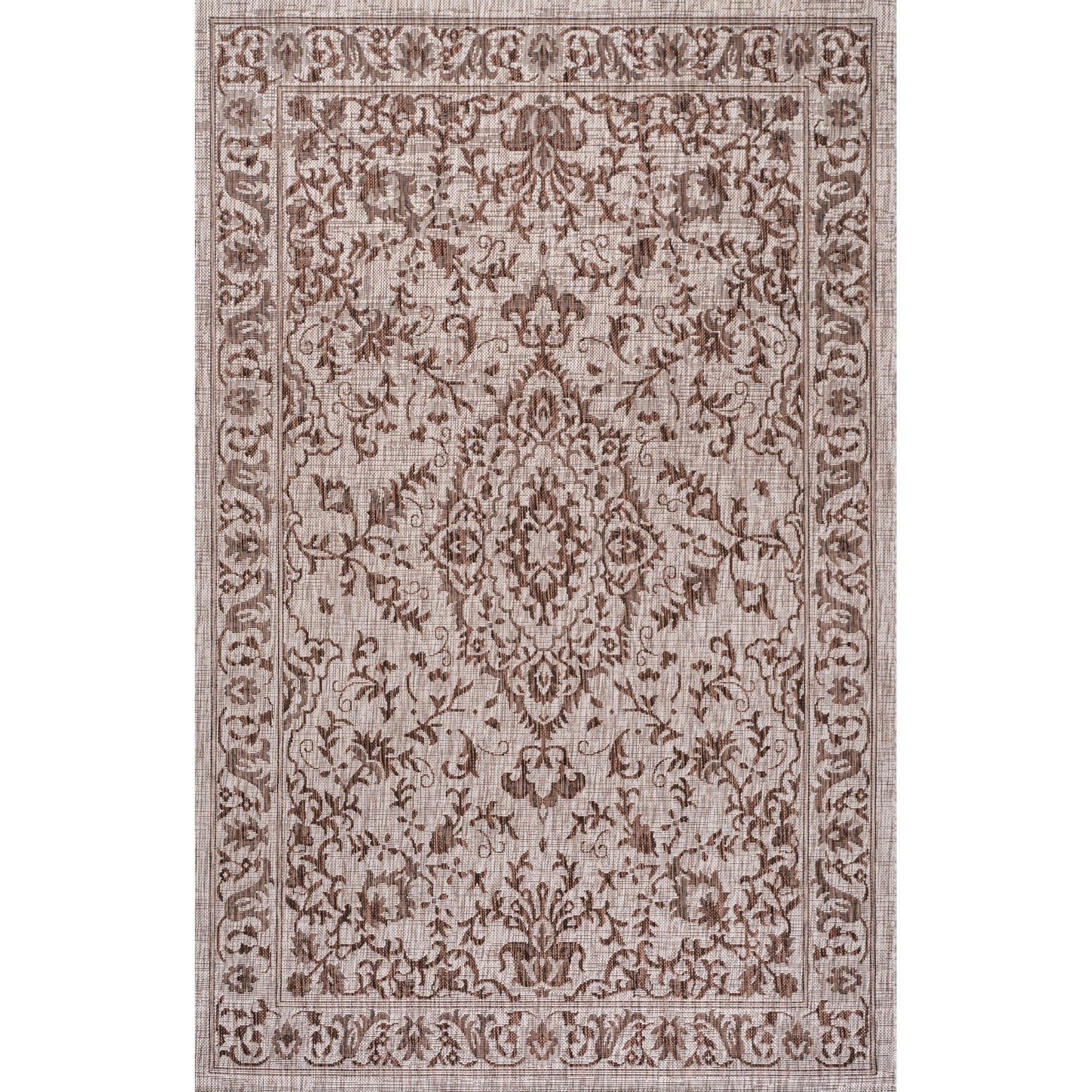 Jerash Ornate Medallion Indoor/Outdoor Area Rug