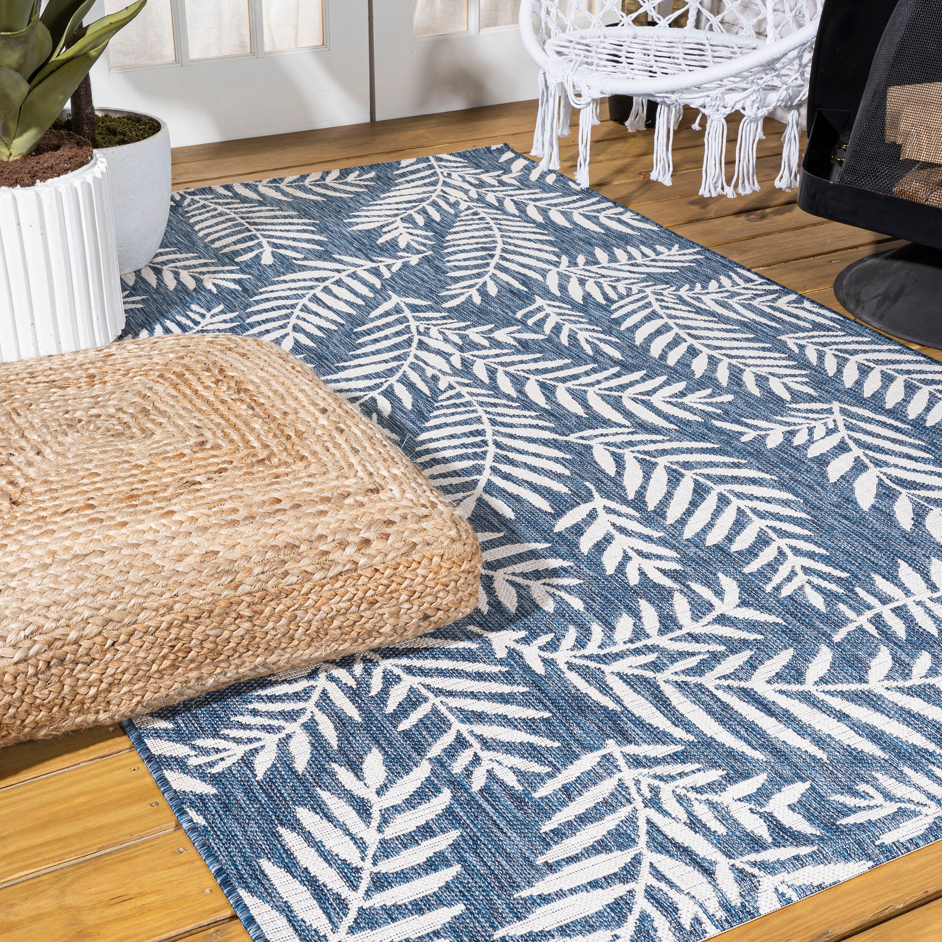 Nevis Palm Frond Indoor/Outdoor Area Rug