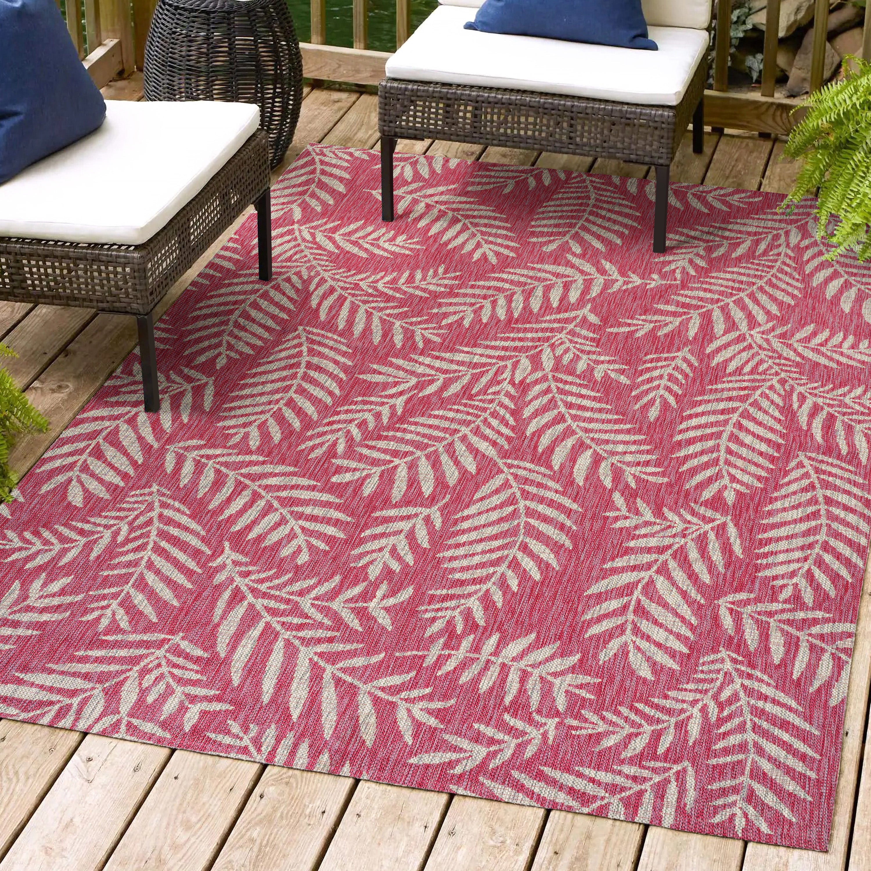 Nevis Palm Frond Indoor/Outdoor Area Rug