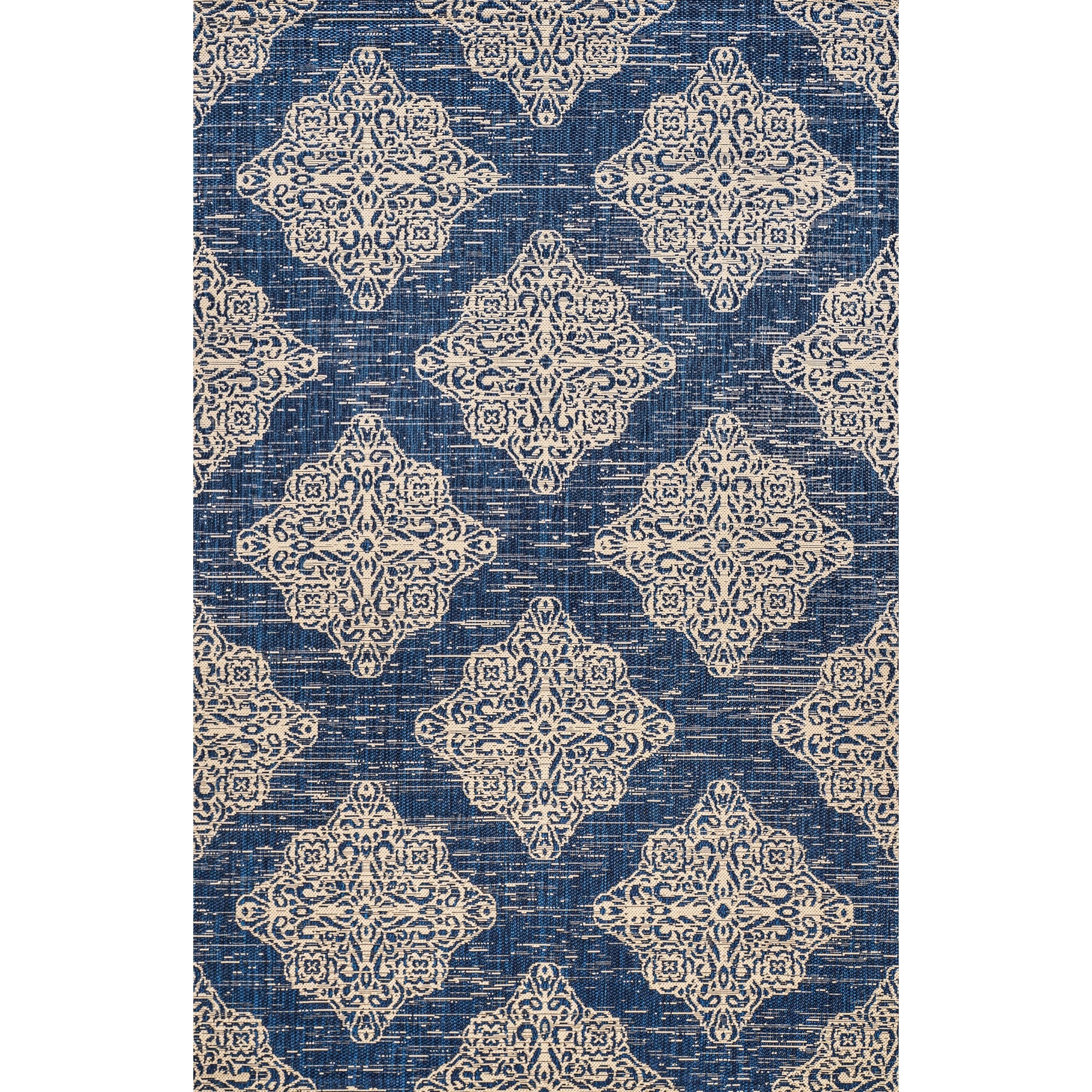 Tuscany Ornate Medallions Indoor/Outdoor Area Rug