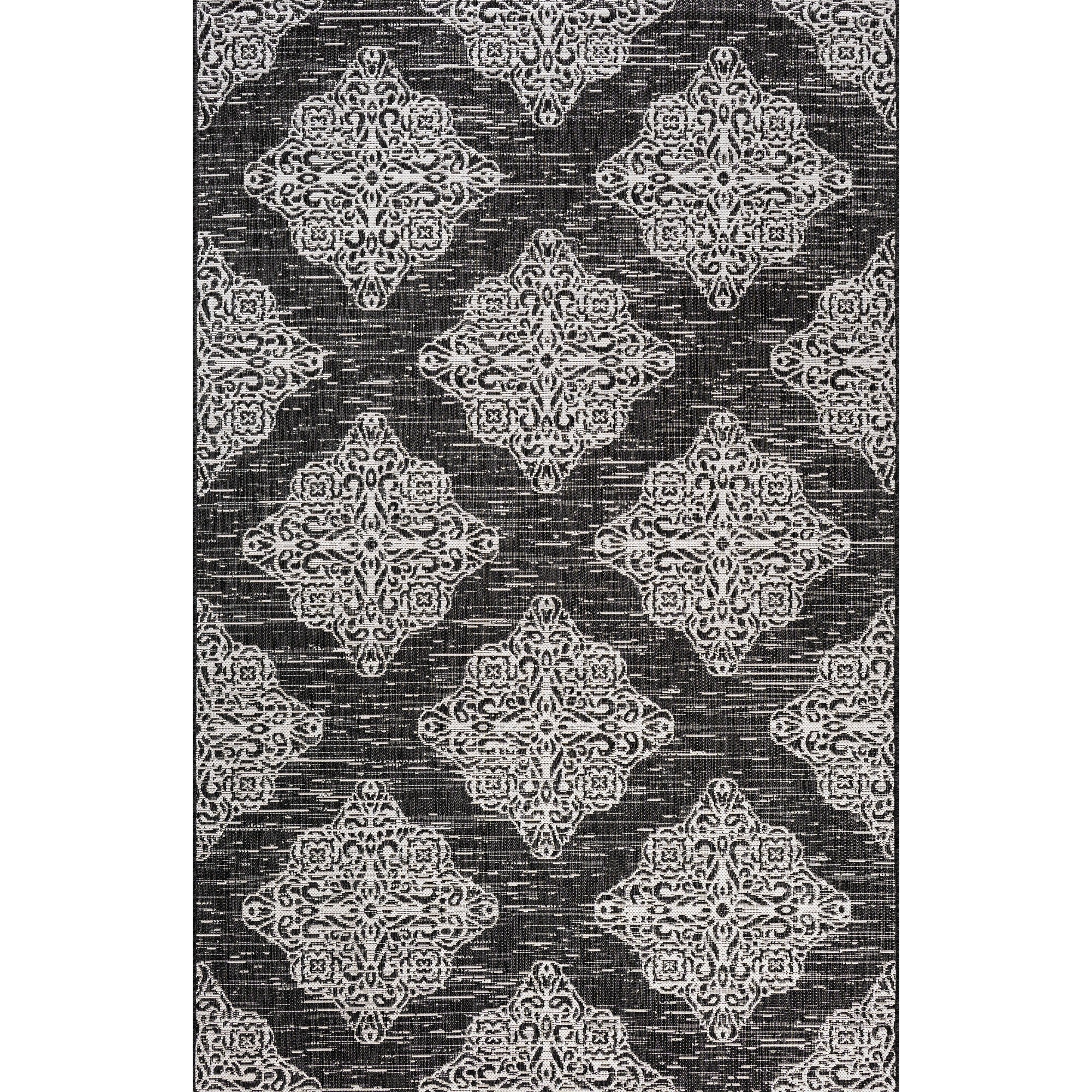 Tuscany Ornate Medallions Indoor/Outdoor Area Rug