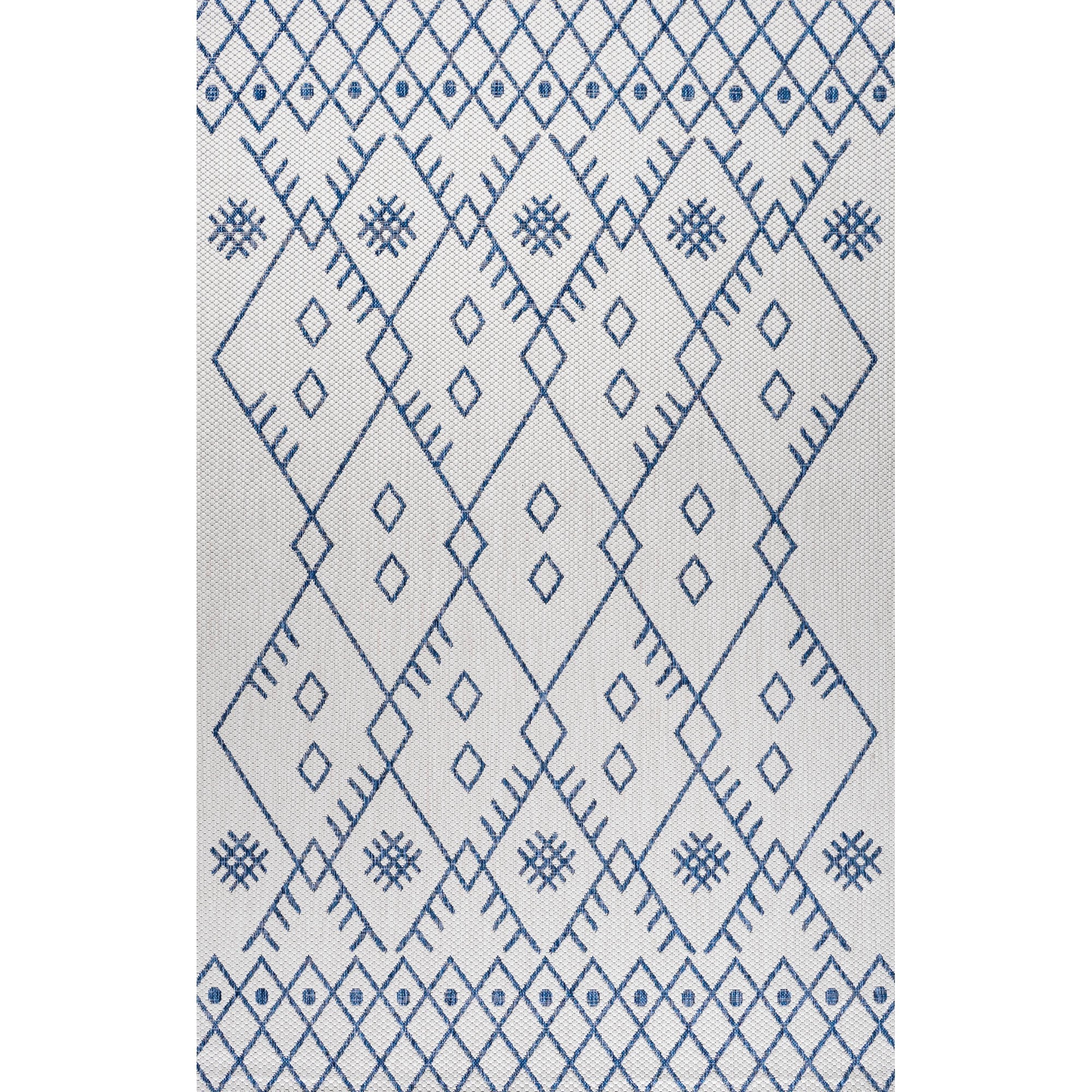 Boho Moroccan Indoor/Outdoor Area Rug