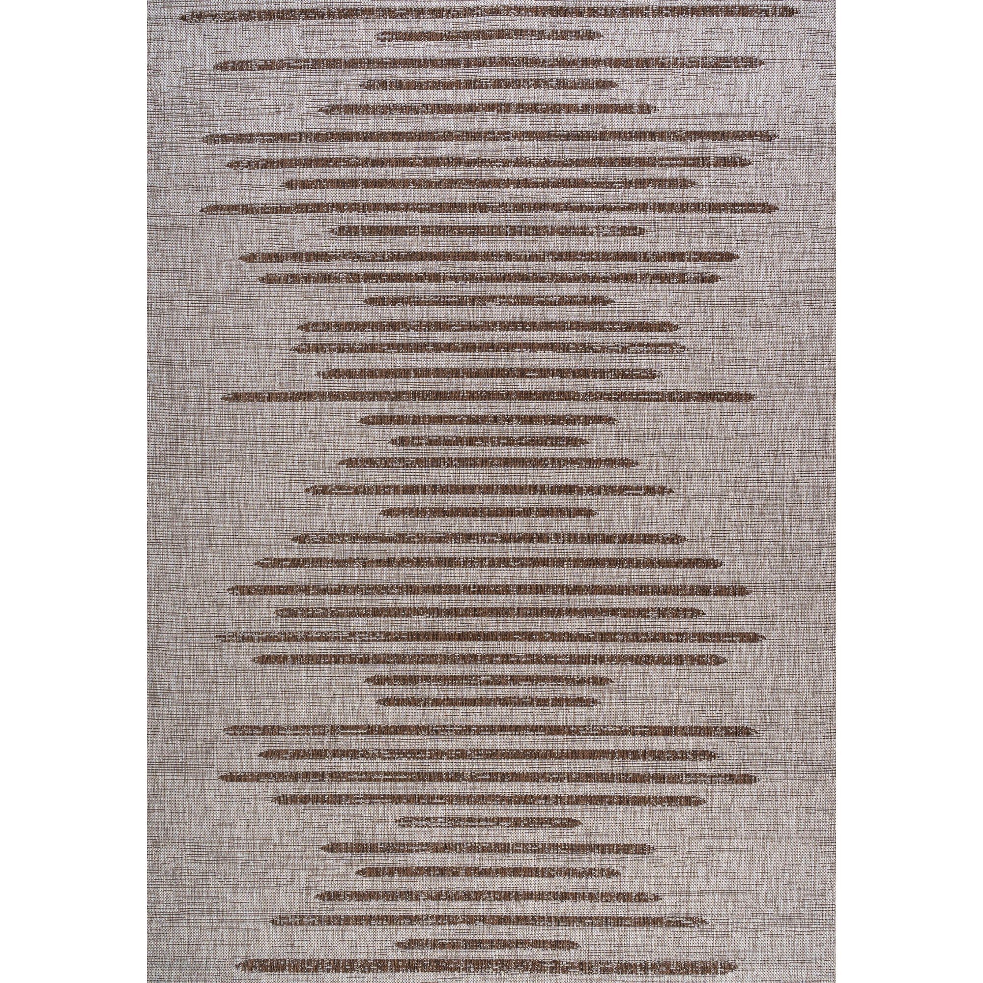 Zolak Berber Stripe Geometric Indoor/Outdoor Area Rug