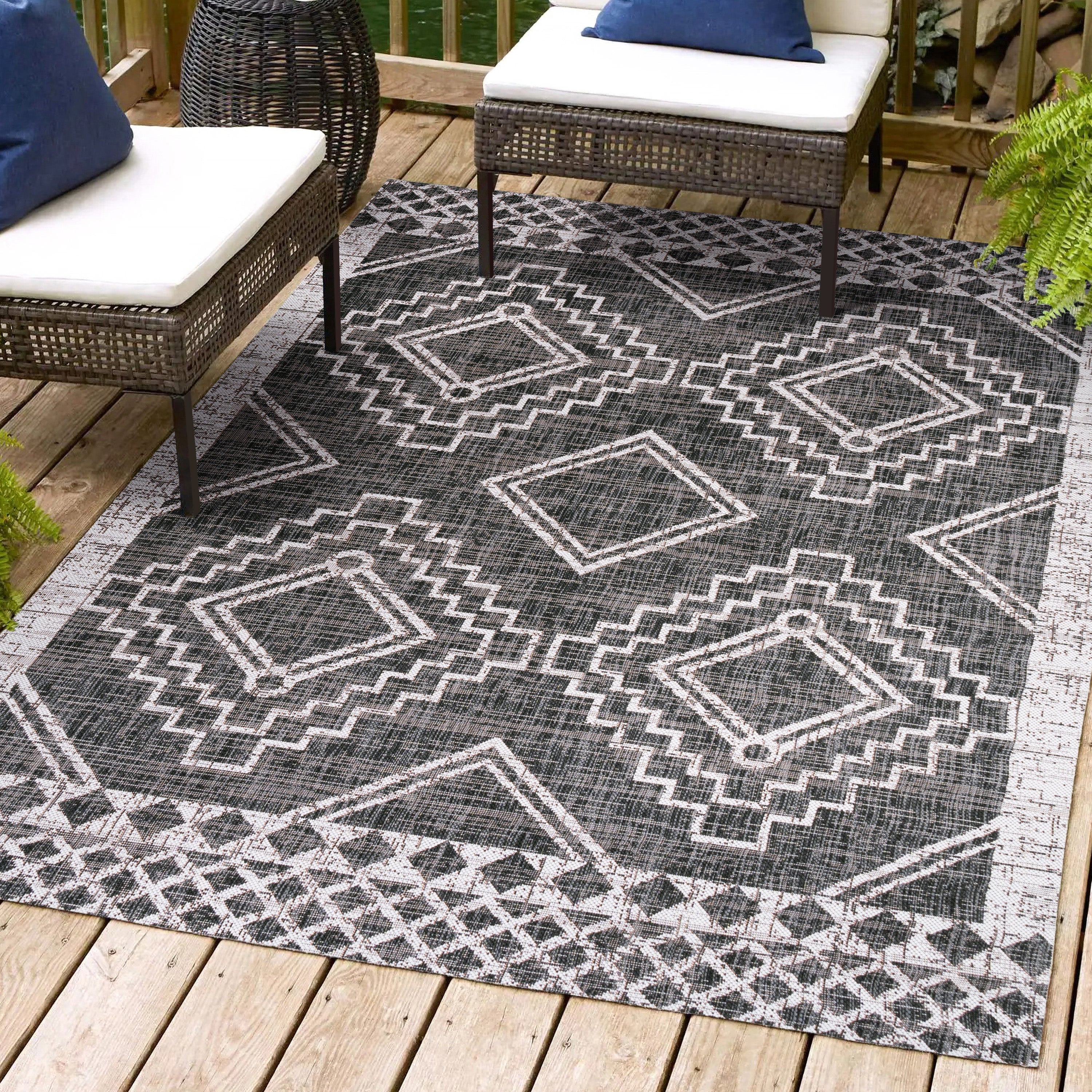 Marokko Diamond Tribal Indoor/Outdoor Area Rug