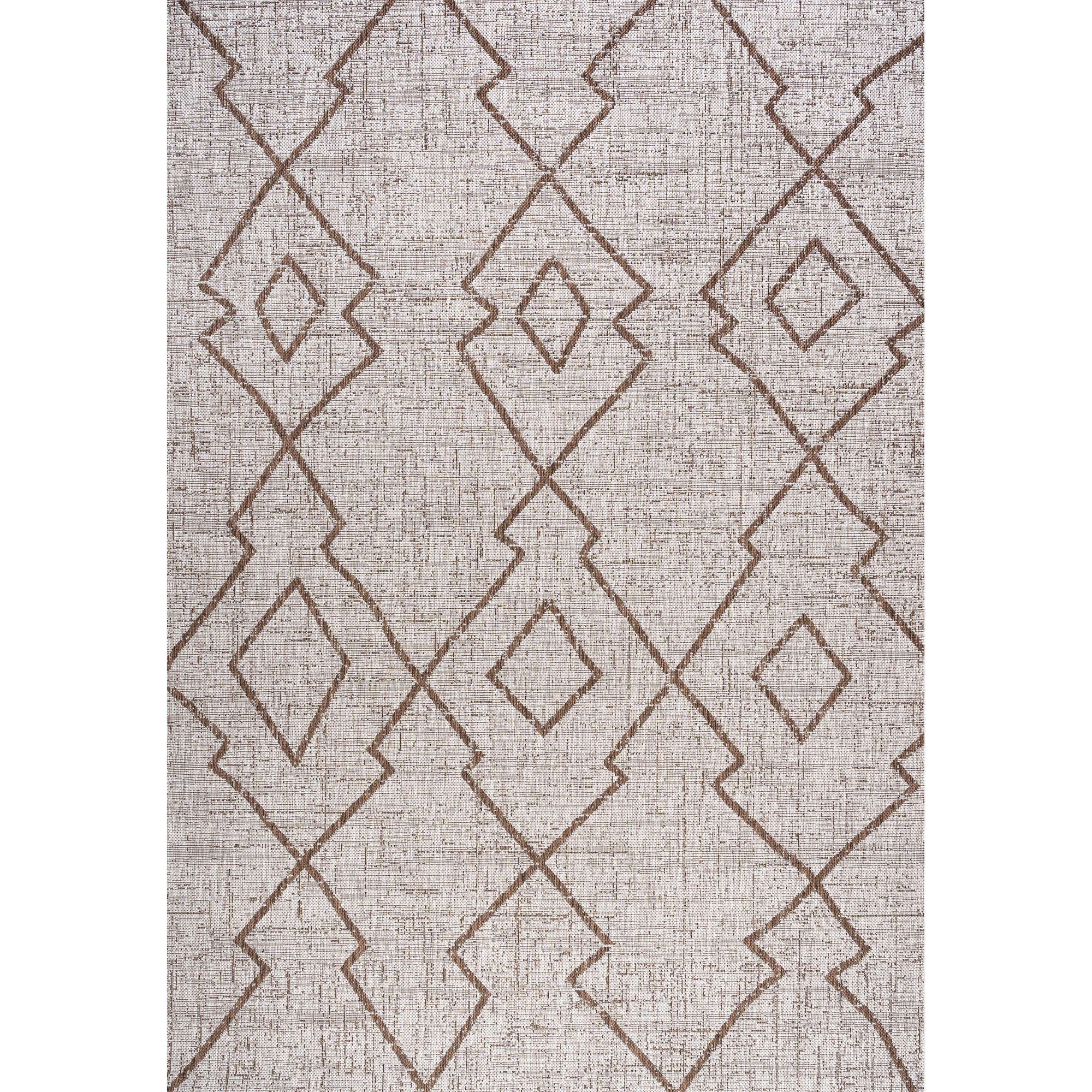 Carwa Tribal Diamond Trellis Indoor/Outdoor Area Rug