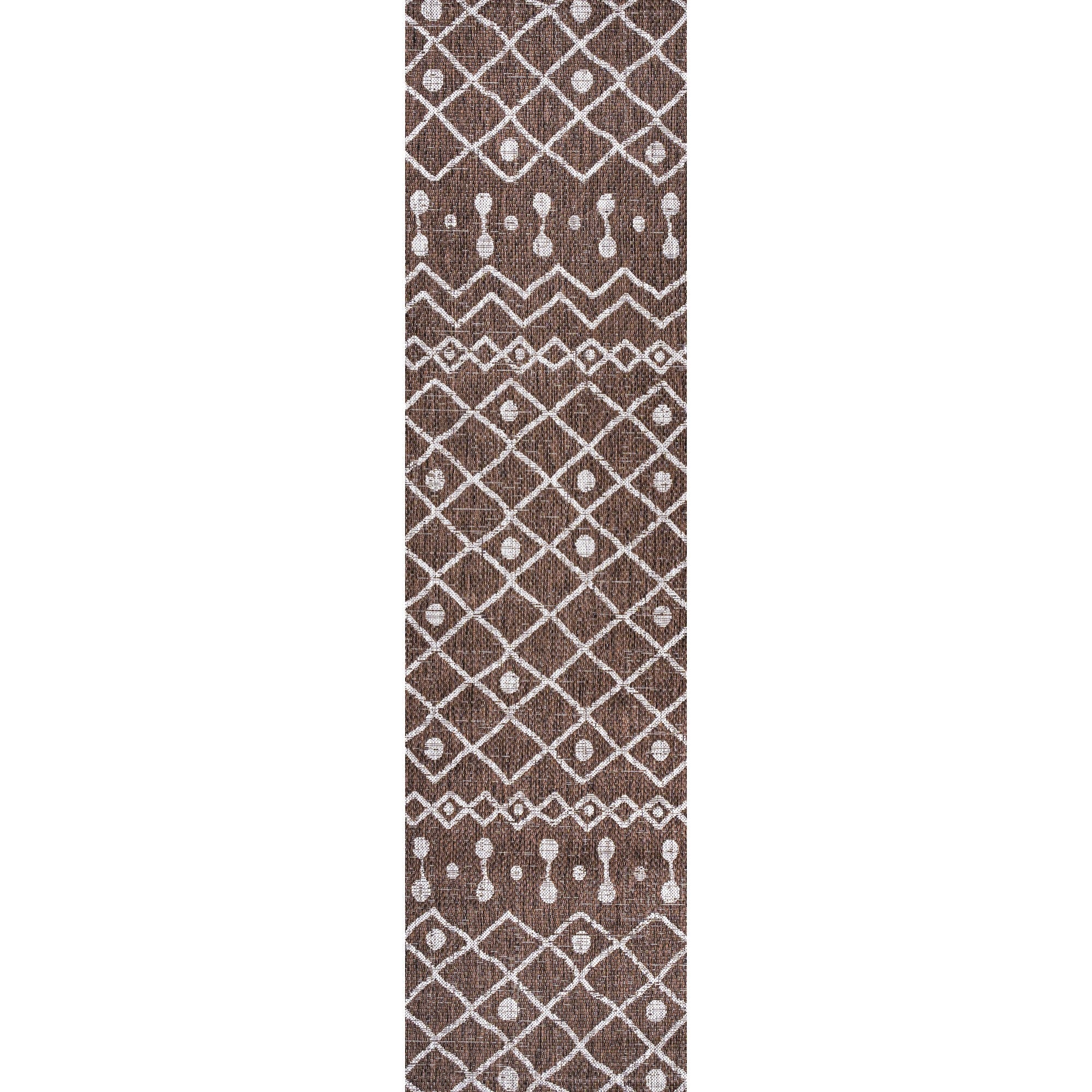 Nokat Tribal Bohemian Indoor/Outdoor Runner Rug