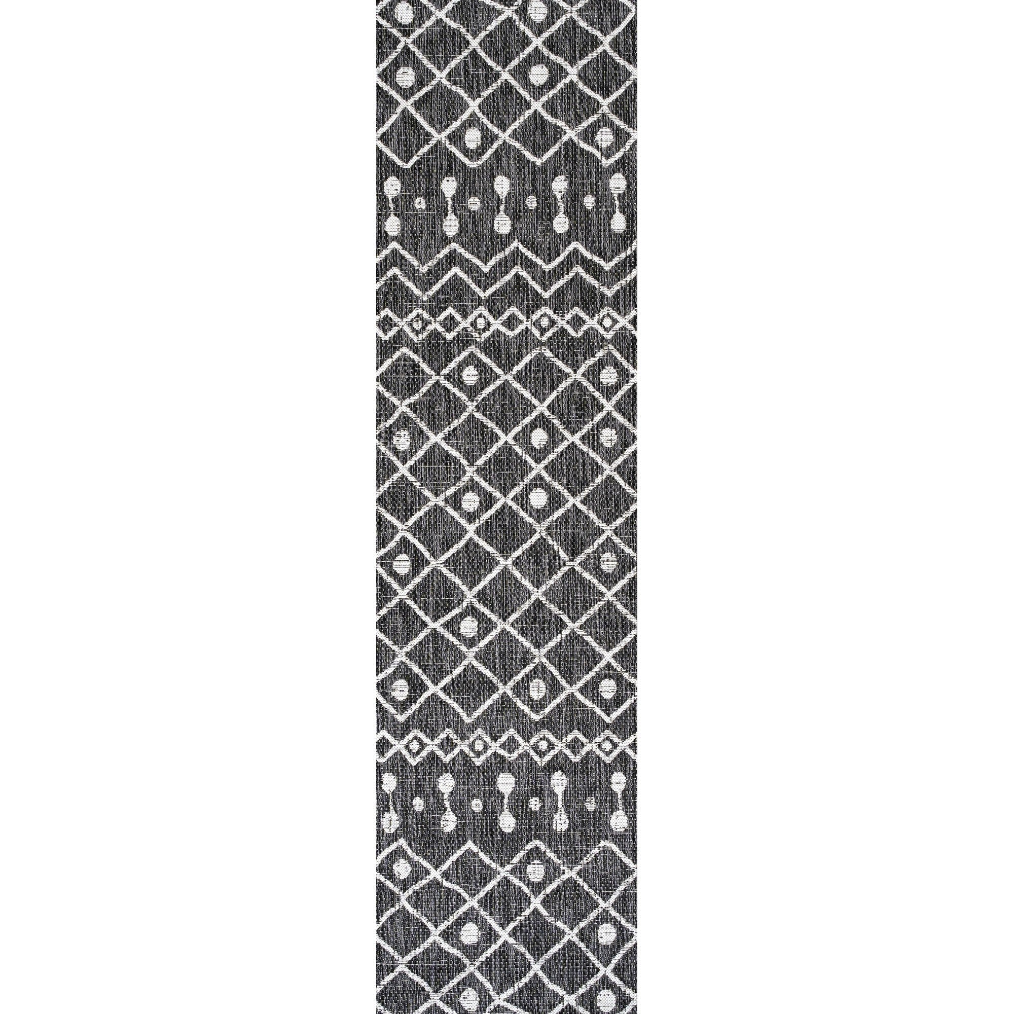 Nokat Tribal Bohemian Indoor/Outdoor Runner Rug