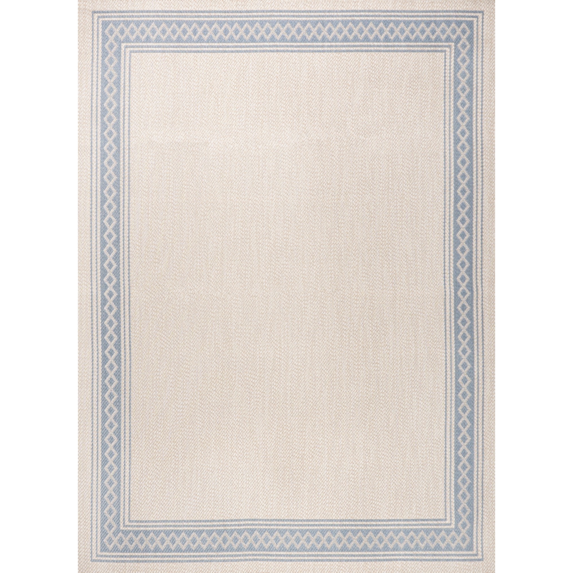 Lucia Classic Diamond Border Indoor/Outdoor Area Rug