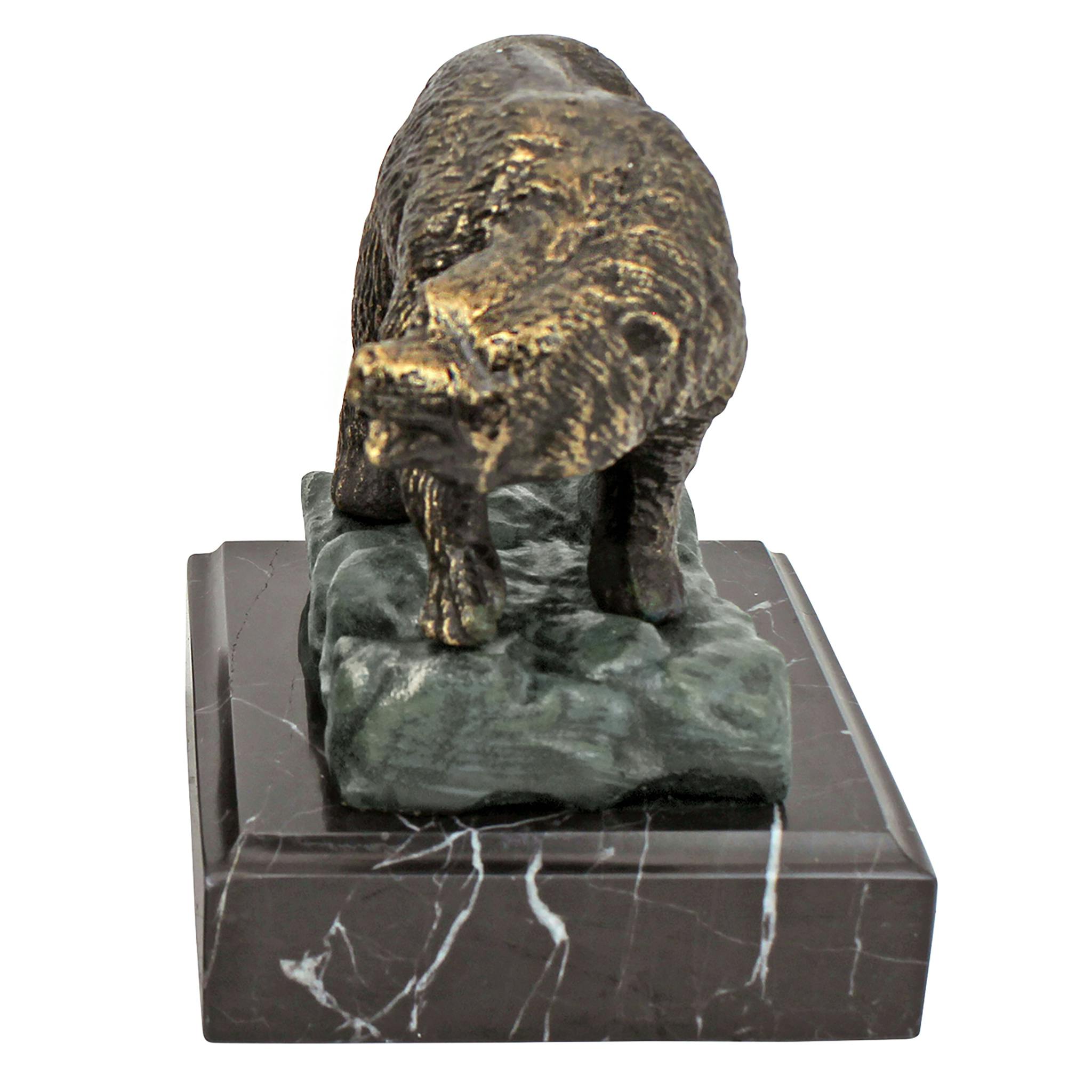 The Bear of Wall Street Cast Iron Statue