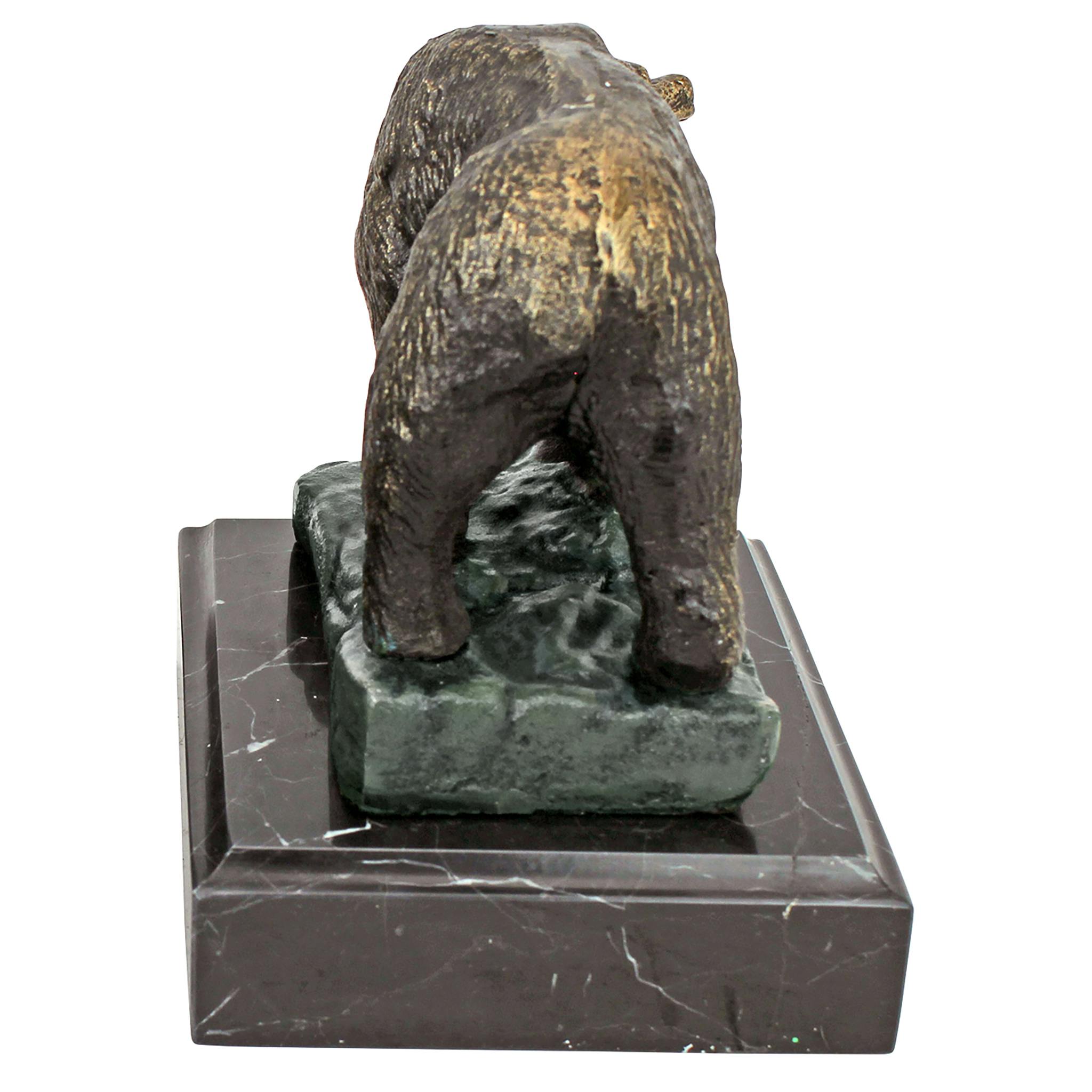 The Bear of Wall Street Cast Iron Statue