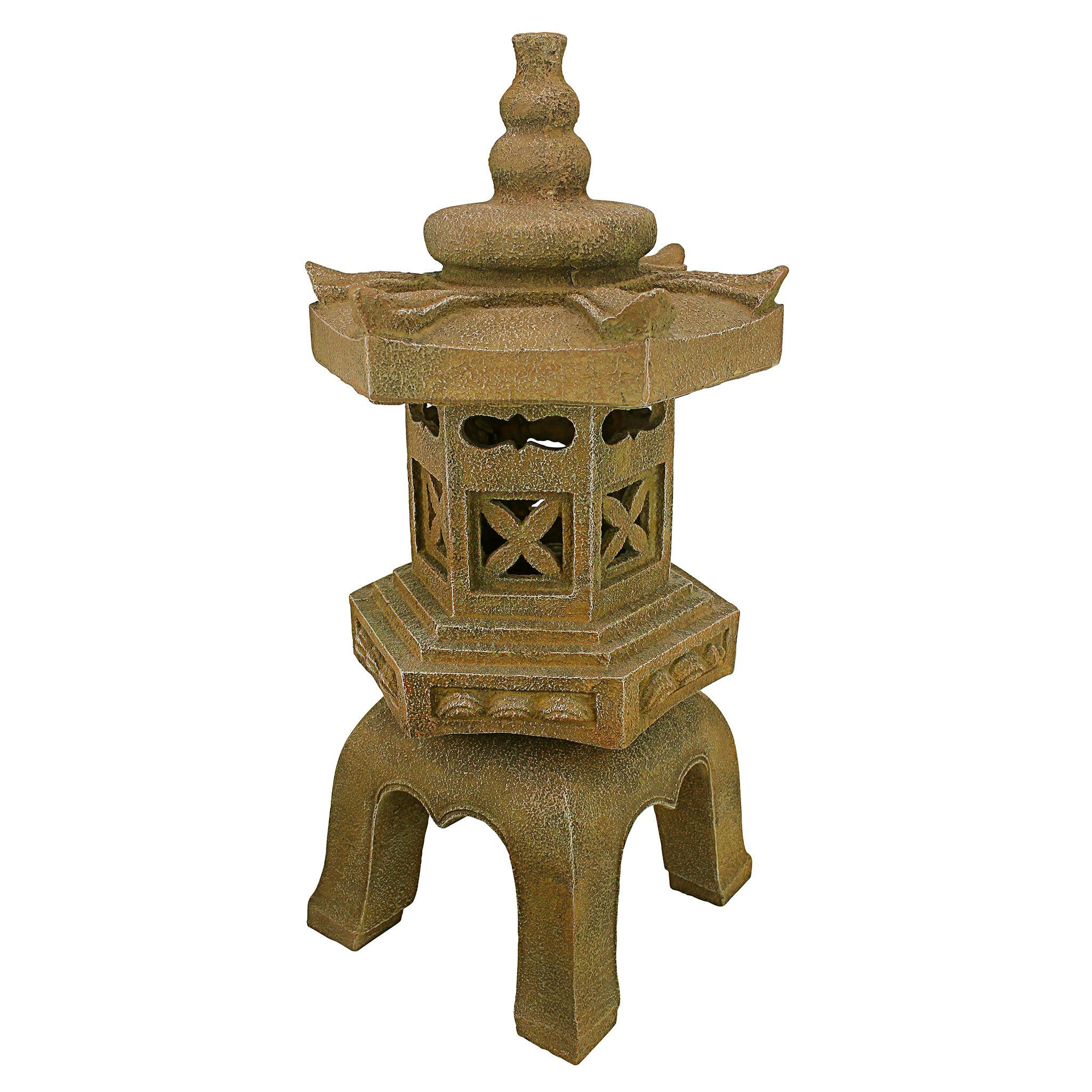 Sacred Pagoda Lantern Illuminated Statue