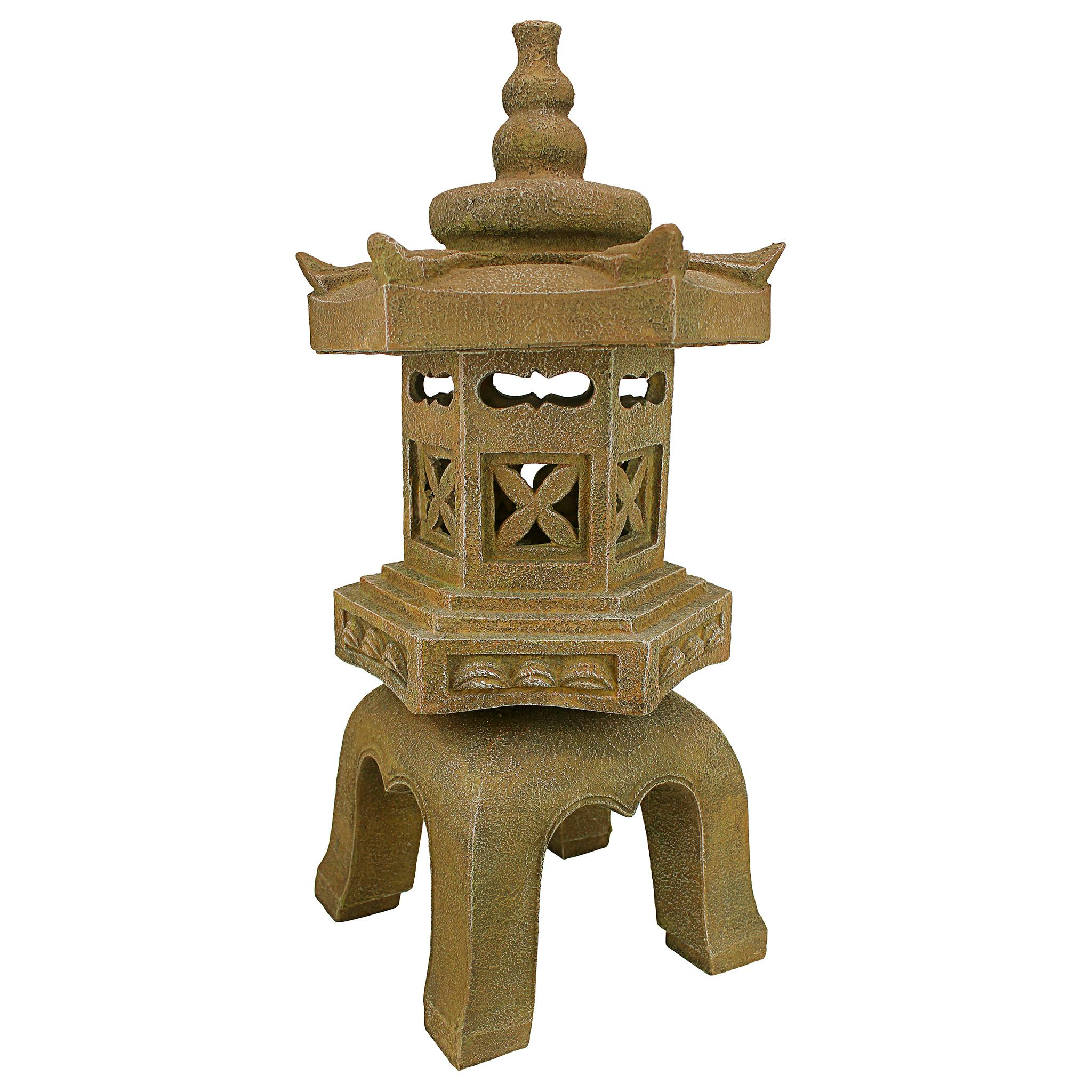 Sacred Pagoda Lantern Illuminated Statue