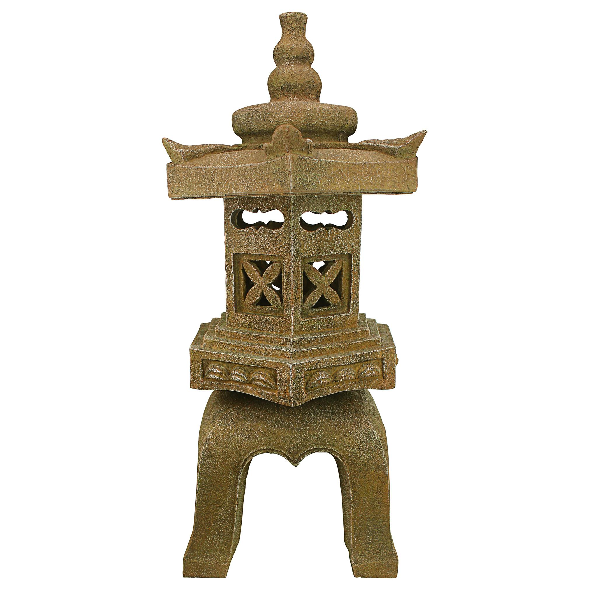 Sacred Pagoda Lantern Illuminated Statue