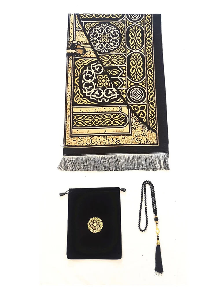 Prayer Mat & Beads Gift Set – Perfect Hajji Gift
