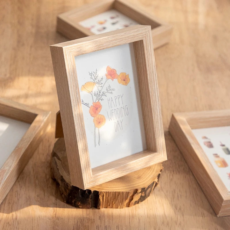 Wooden Shadow Box Frame for Photos & Memorabilia