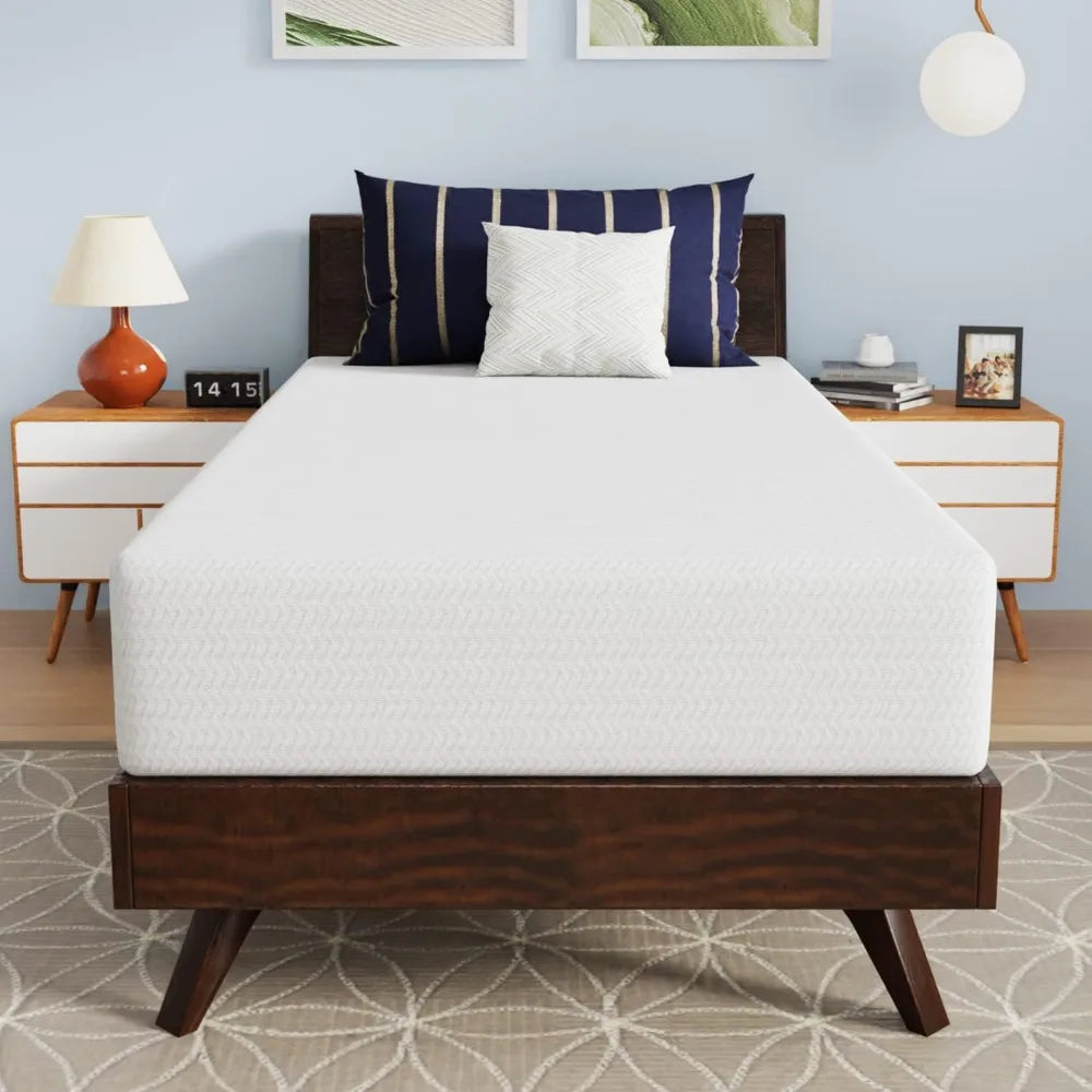 10-Inch Bamboo Charcoal Gel Memory Foam Mattress