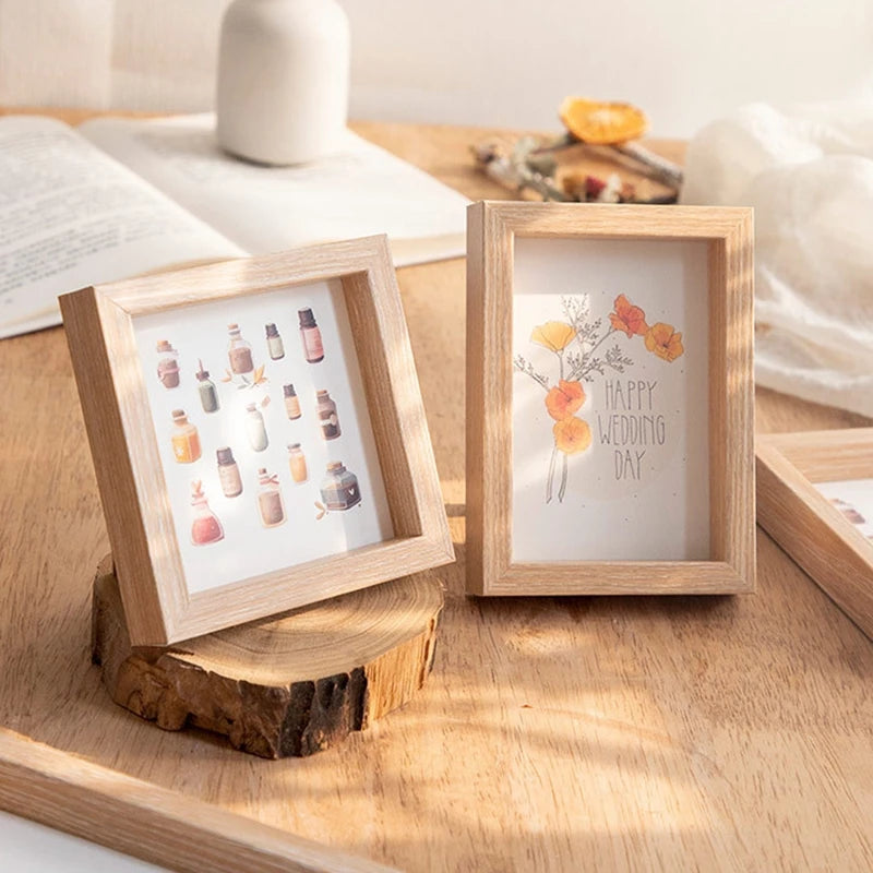 Wooden Shadow Box Frame for Photos & Memorabilia
