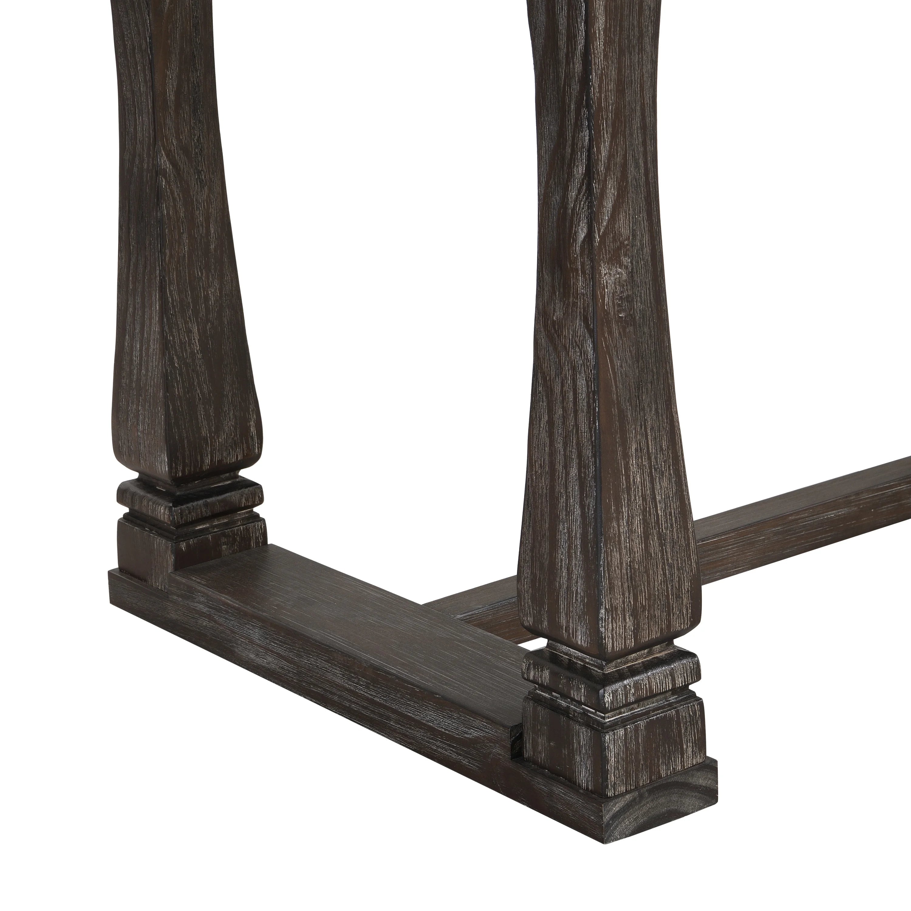 Button Tufted Upholstered Dining Bench & 60" Table Set