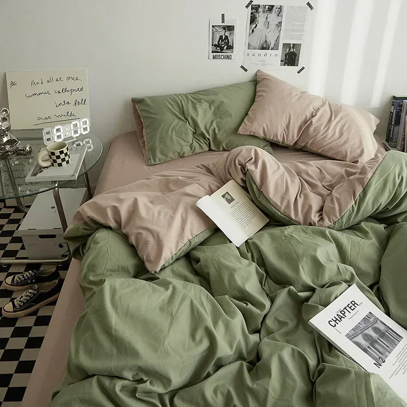Washed Cotton Bedding Set