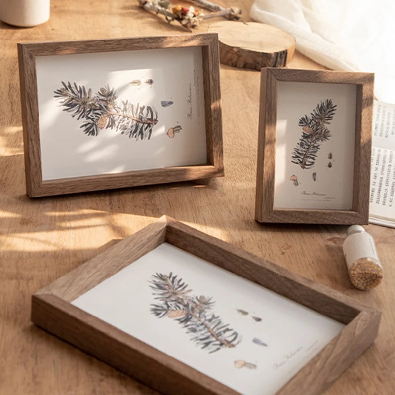 Wooden Shadow Box Frame for Photos & Memorabilia