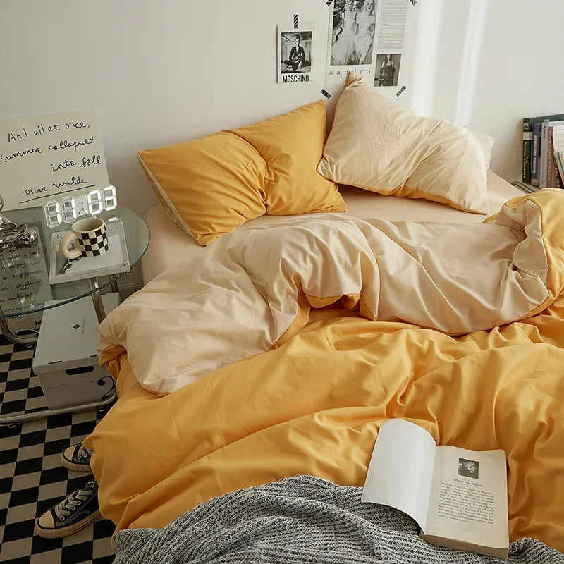 Washed Cotton Bedding Set