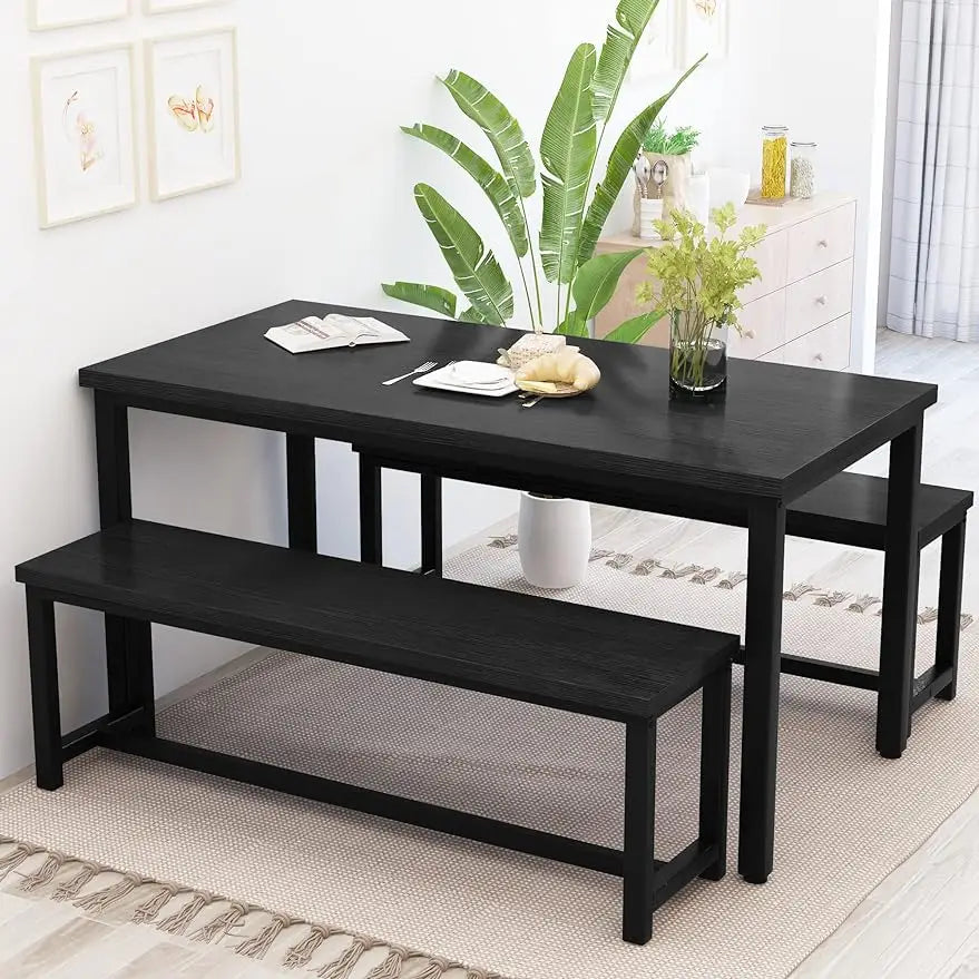 3 Piece Farmhouse Dining Room Table