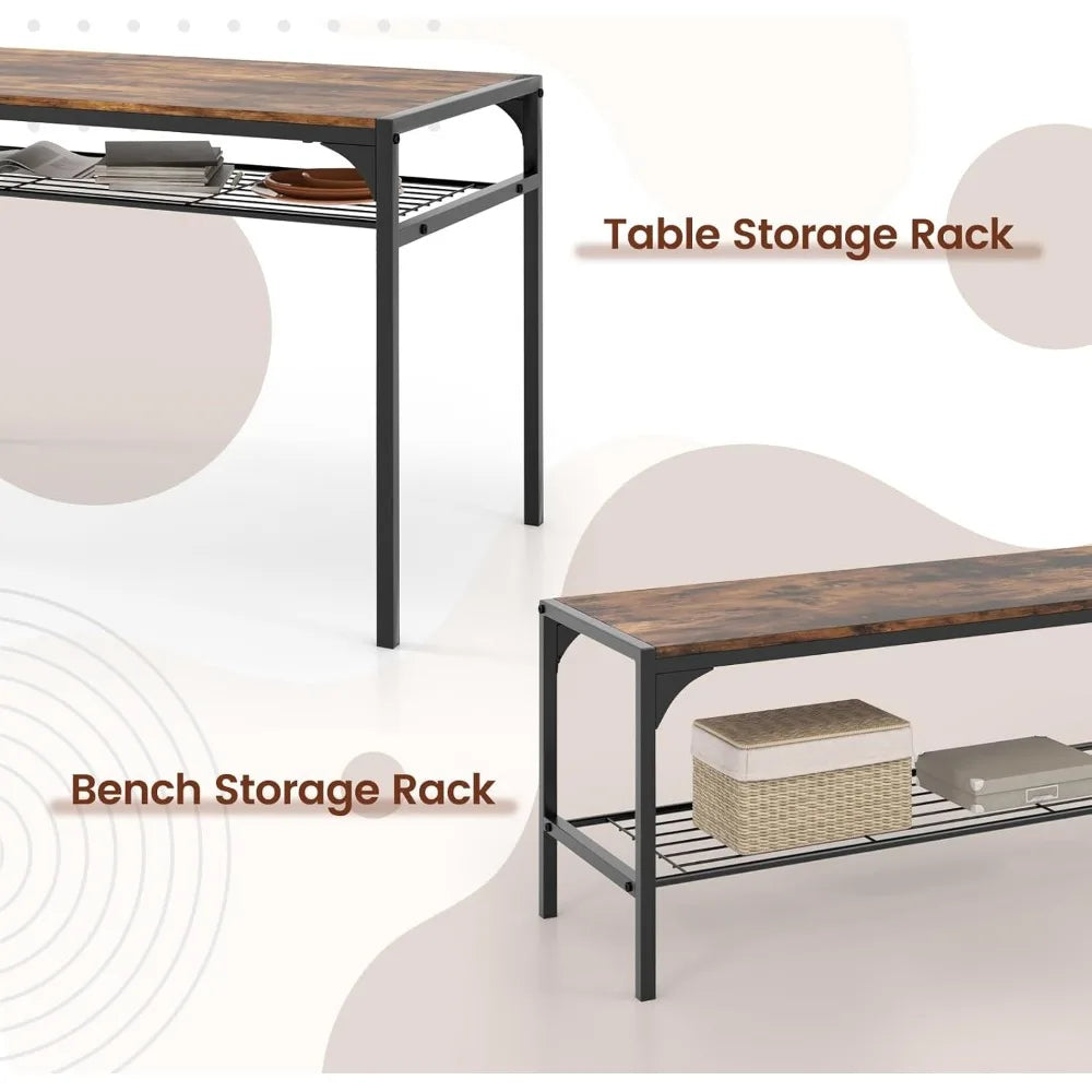 4 Pieces Dining Table Set
