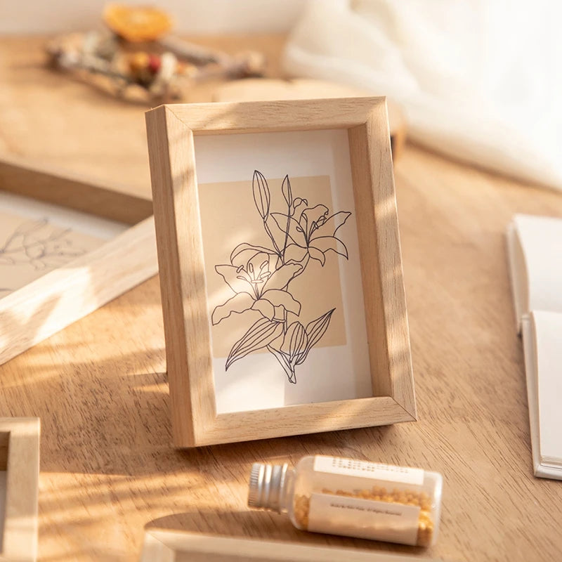 Wooden Shadow Box Frame for Photos & Memorabilia