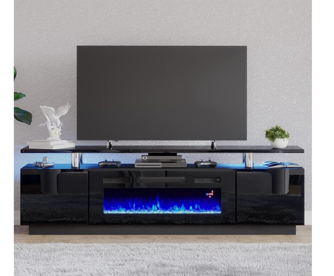 Fireplace TV Stand with 36" Fireplace,