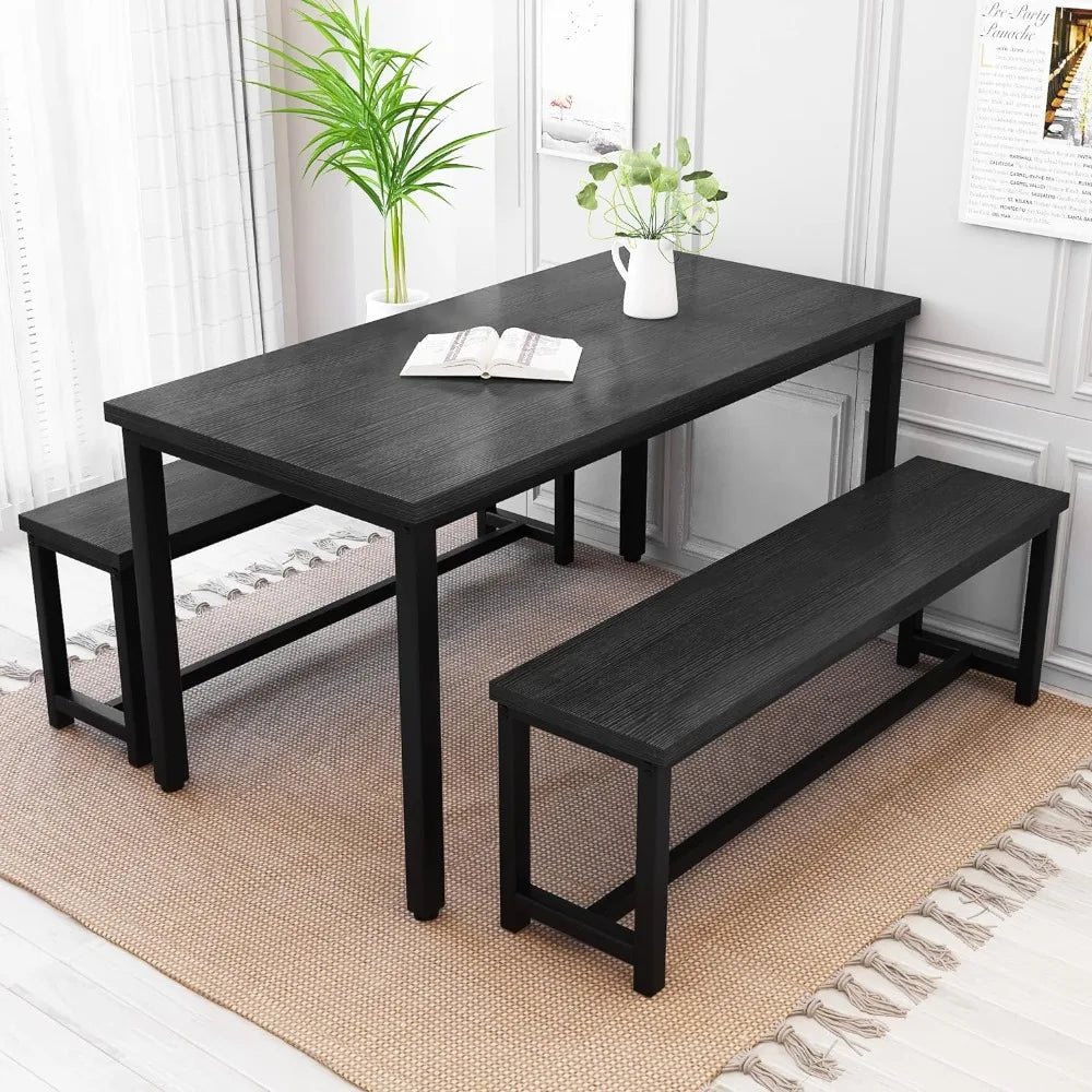 3 Piece Farmhouse Dining Room Table