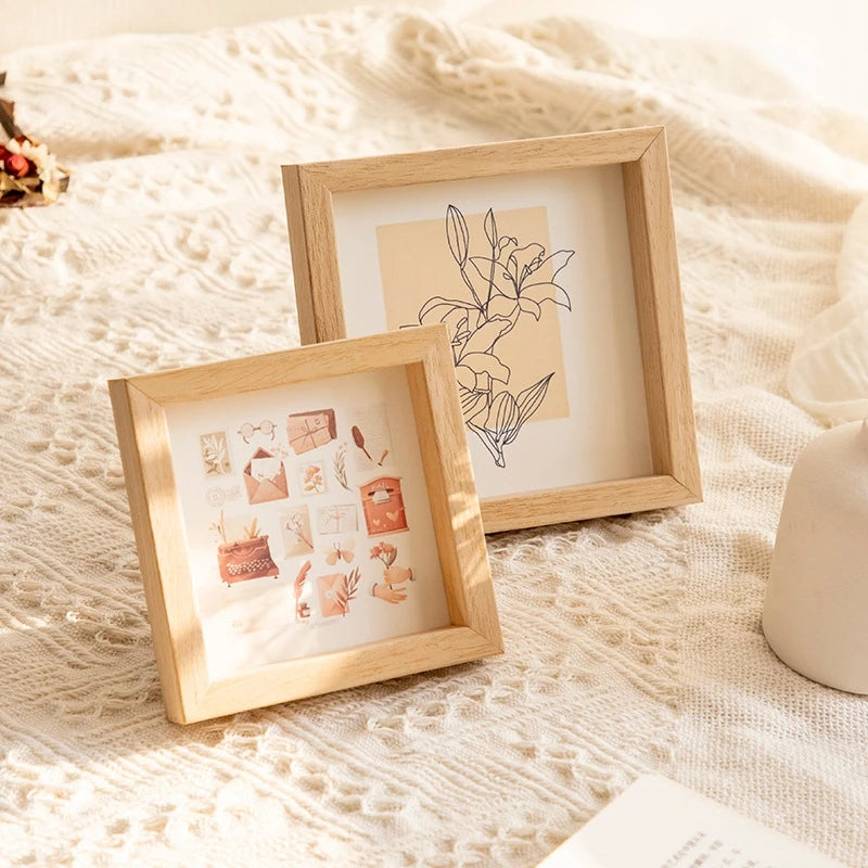 Wooden Shadow Box Frame for Photos & Memorabilia