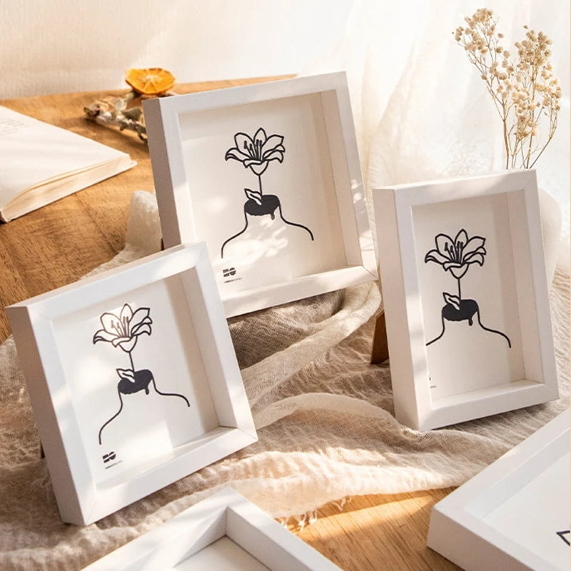 Wooden Shadow Box Frame for Photos & Memorabilia