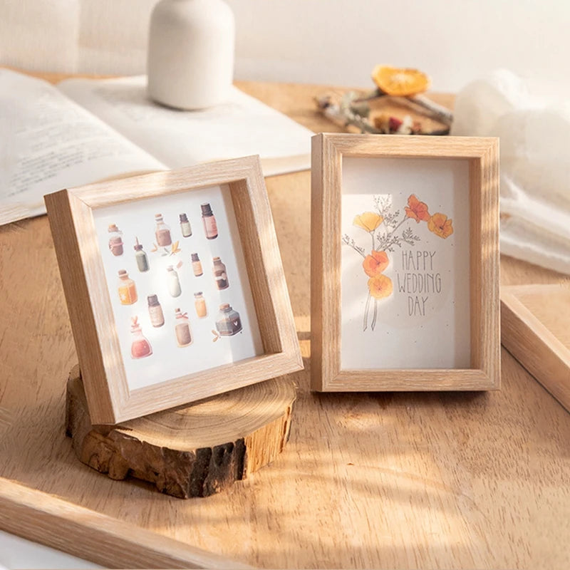 Wooden Shadow Box Frame for Photos & Memorabilia
