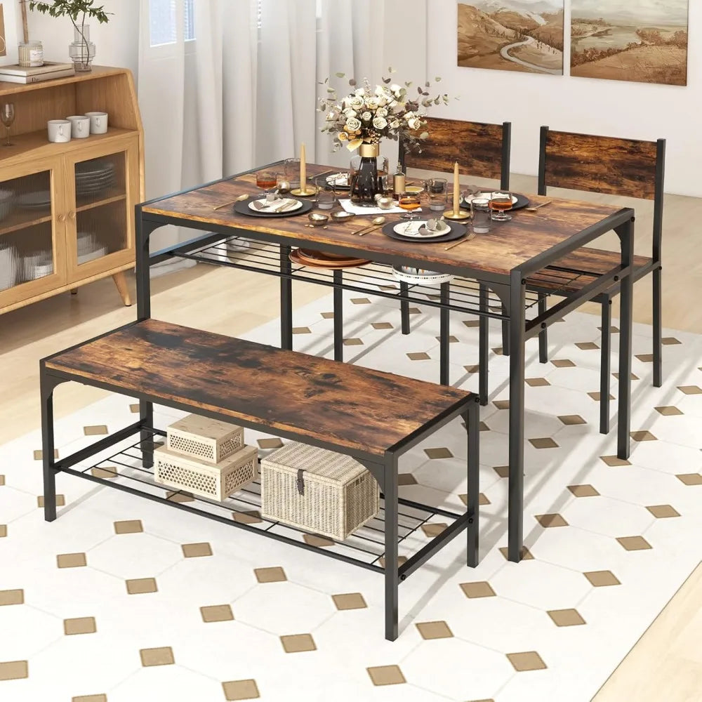 4 Pieces Dining Table Set